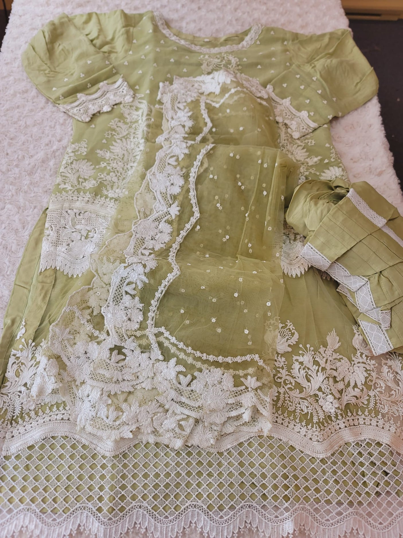 Pakistani Stitched Embroidery Party Wear Dresses Ready To Ship