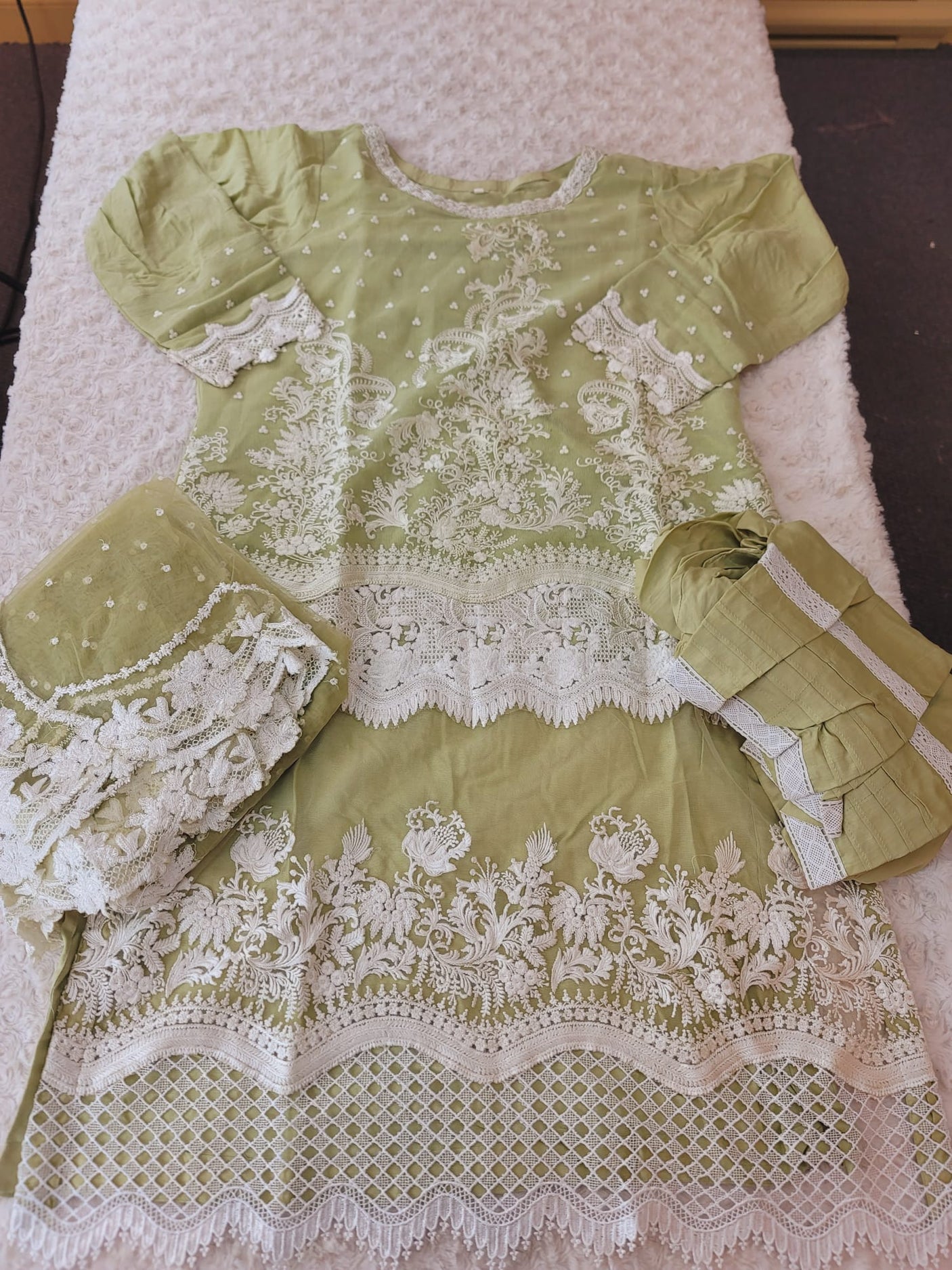 Pakistani Stitched Embroidery Party Wear Dresses Ready To Ship