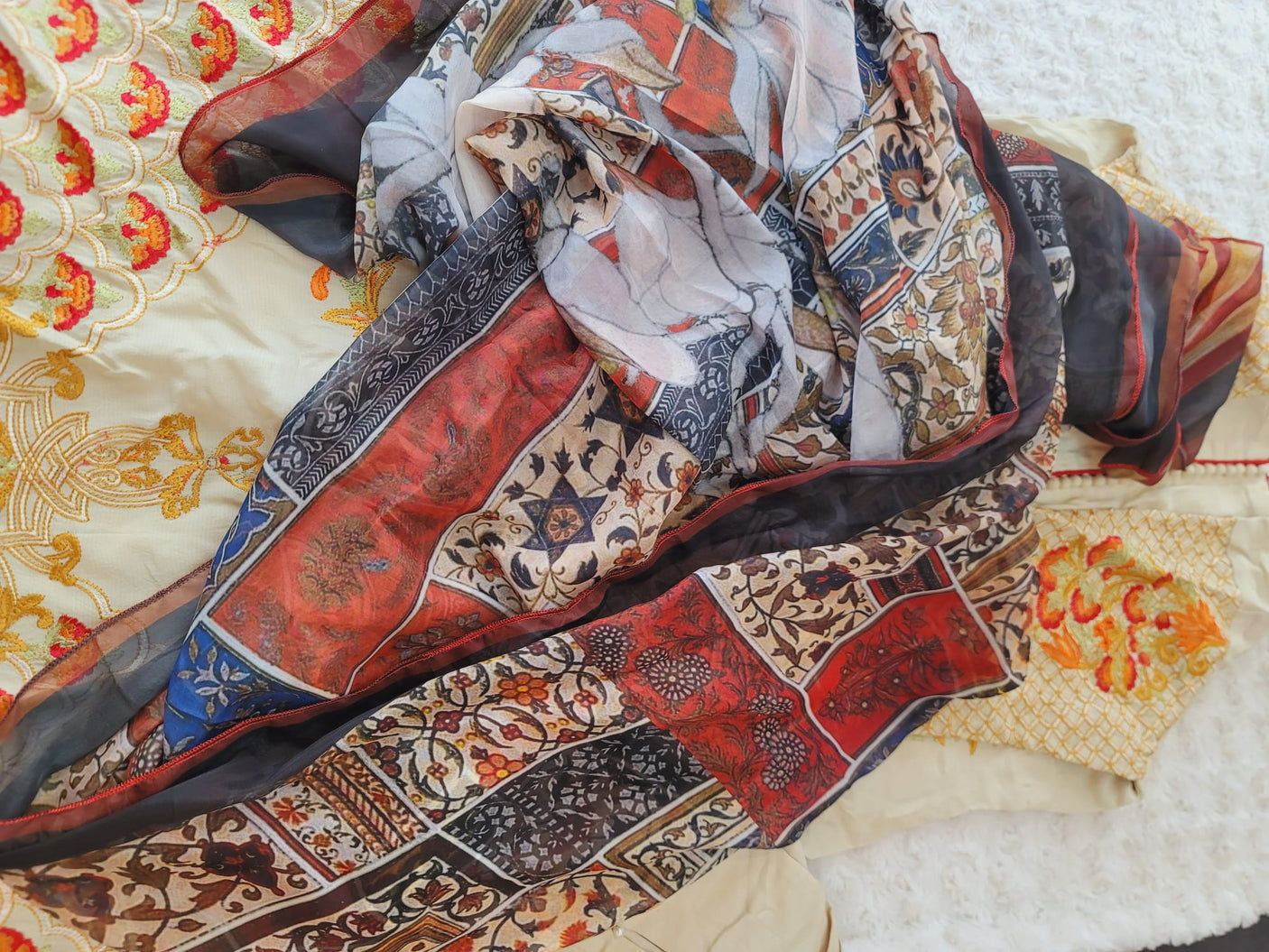 Pakistani Stitched Embroidery Party Wear Dresses Ready To Ship