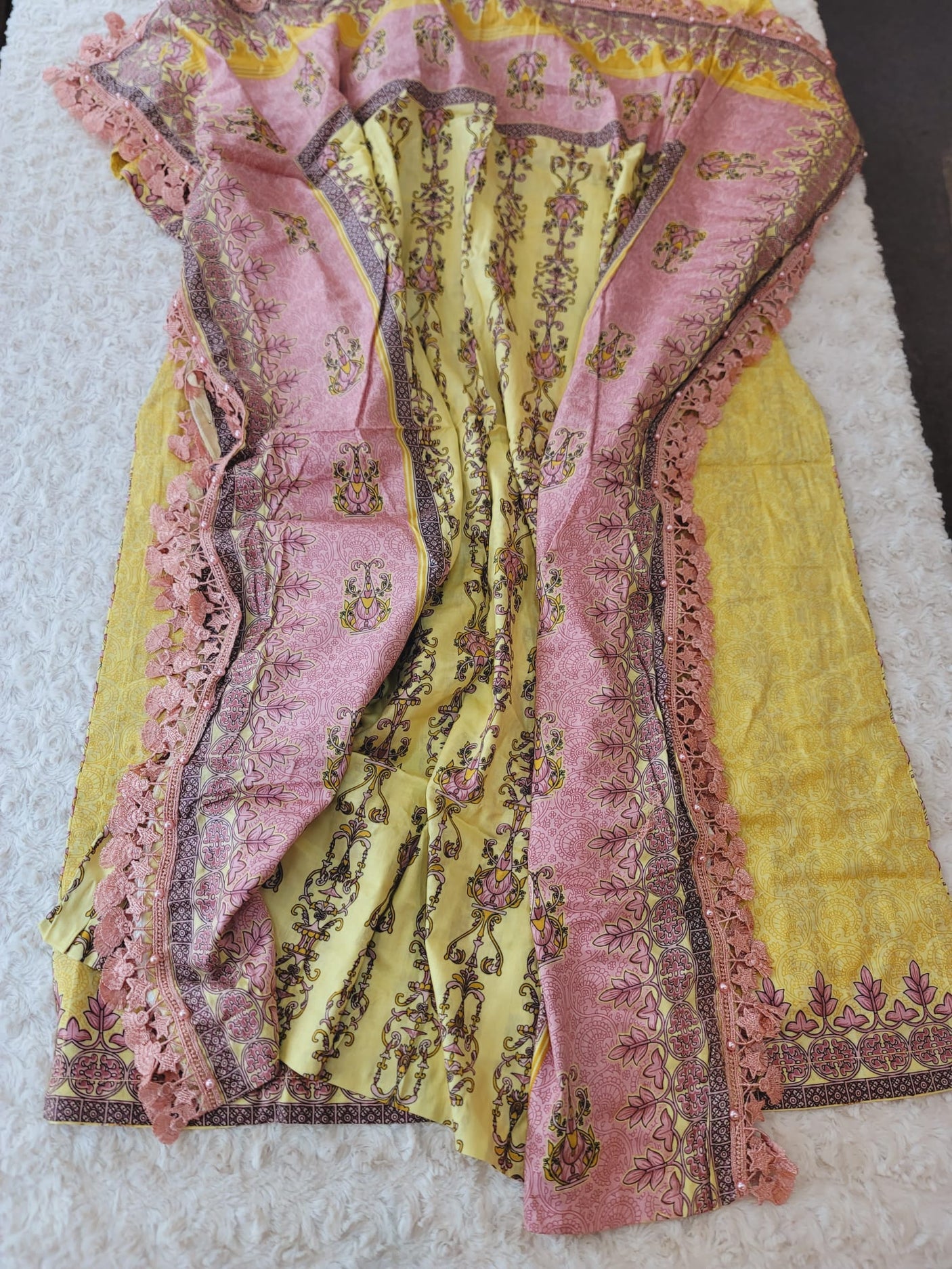 Pakistani Stitched lawn Embroidered Salwar kameez ready to ship