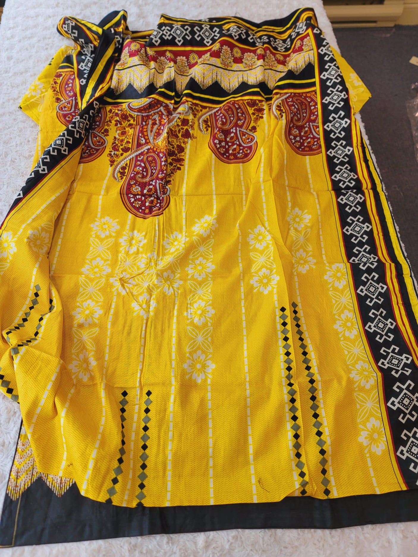 Pakistani Stitched lawn Embroidered Salwar kameez ready to ship