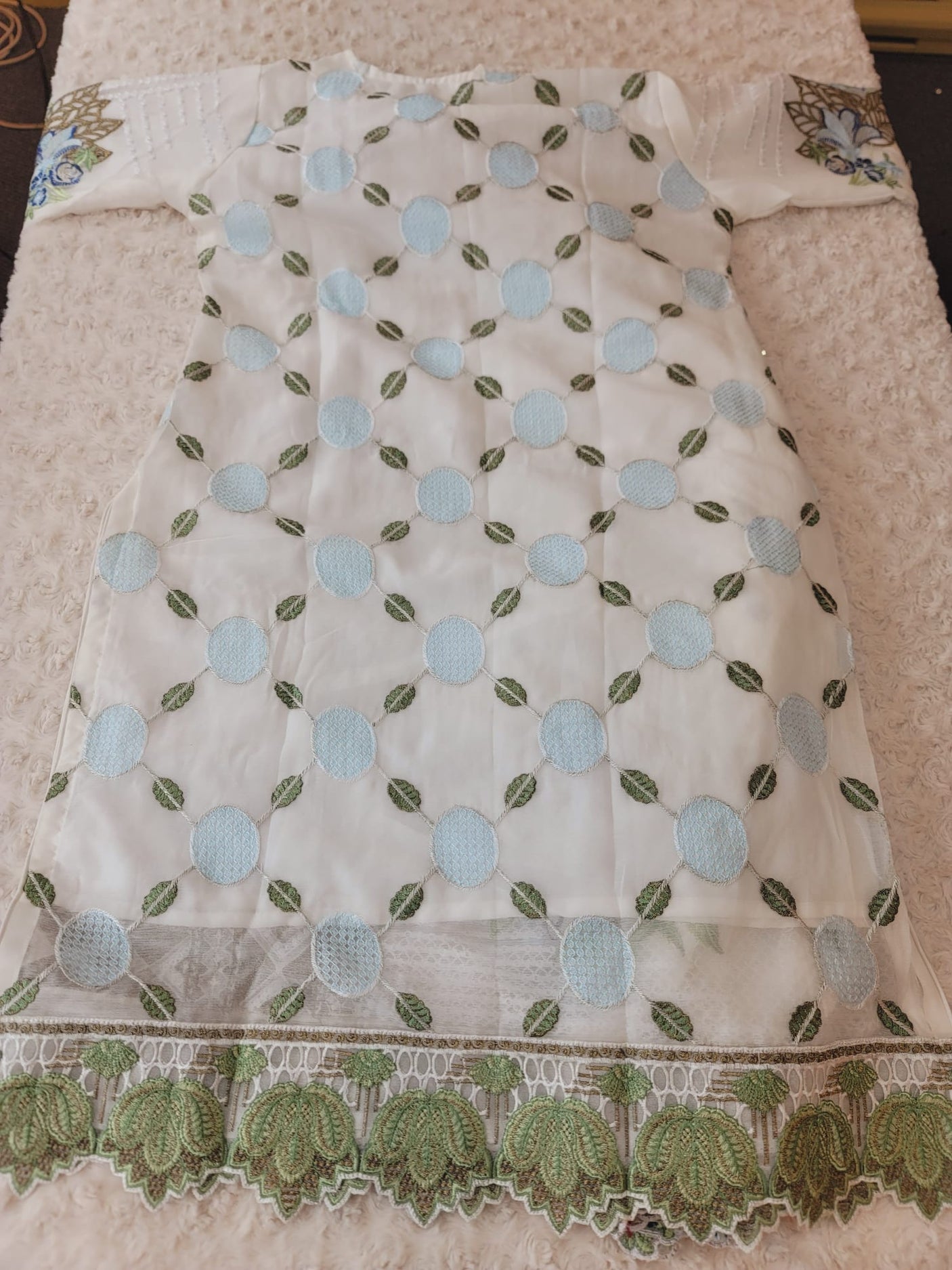 Pakistani Stitched Embroidery Party Wear Dresses Ready To Ship