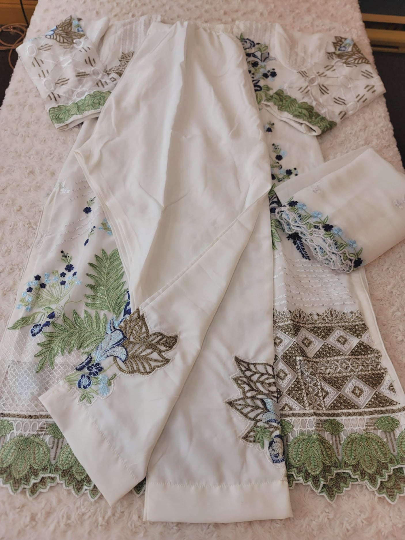 Pakistani Stitched Embroidery Party Wear Dresses Ready To Ship