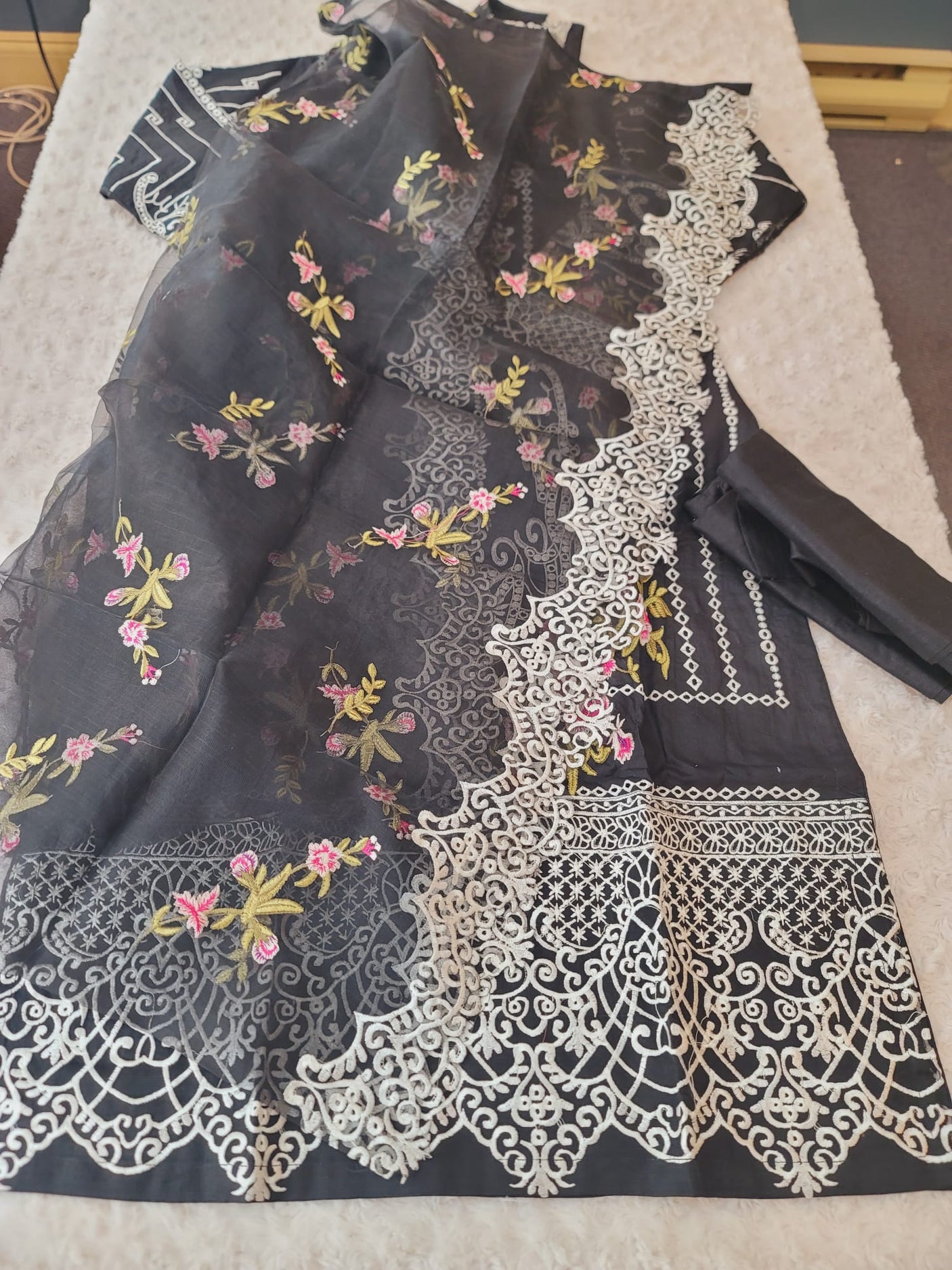 Pakistani Stitched Embroidered luxury lawn Dresses Ready To Ship