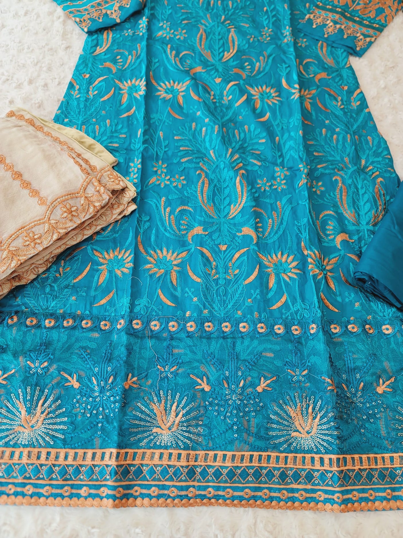 Pakistani Stitched Embroidered luxury lawn Dresses Ready To Ship