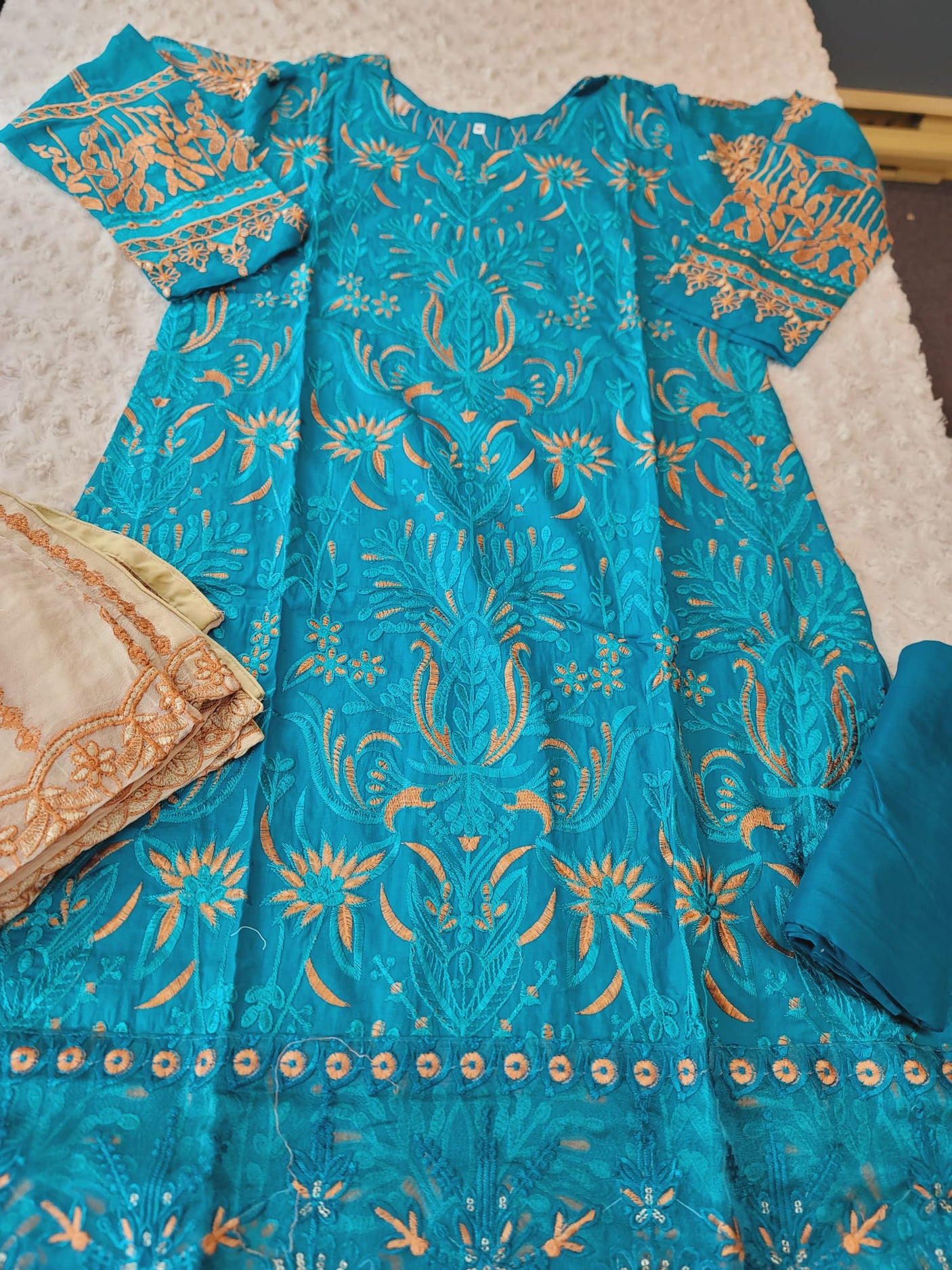 Pakistani Stitched Embroidered luxury lawn Dresses Ready To Ship
