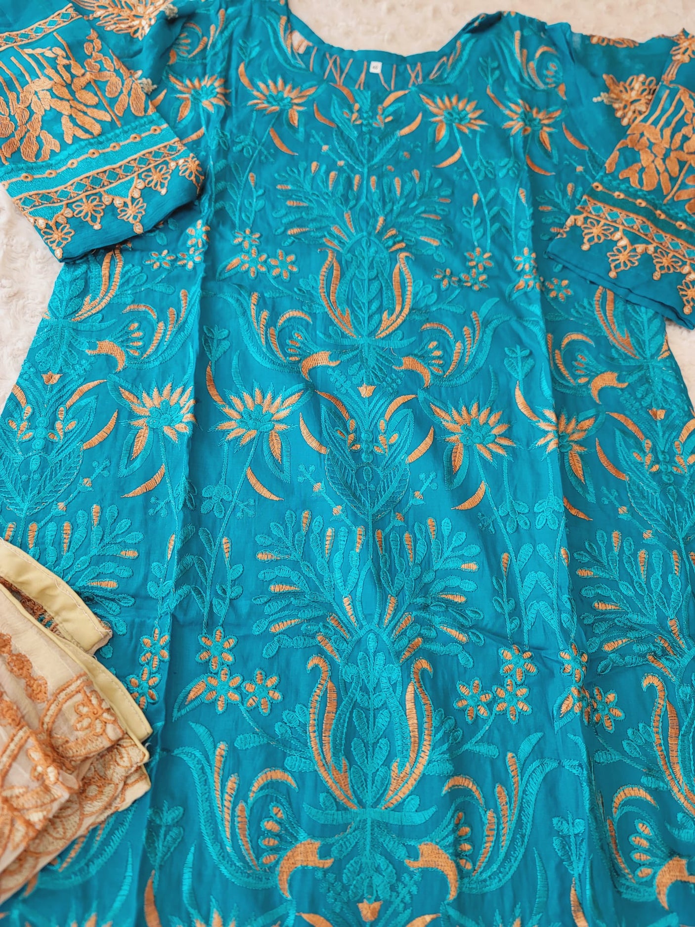 Pakistani Stitched Embroidered luxury lawn Dresses Ready To Ship