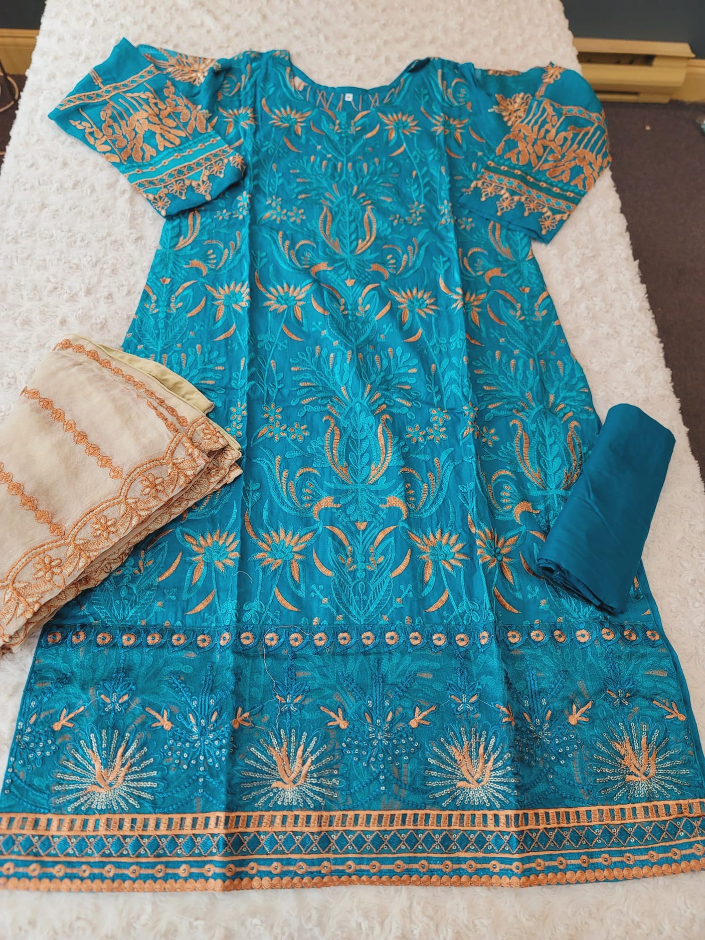 Pakistani Stitched Embroidered luxury lawn Dresses Ready To Ship