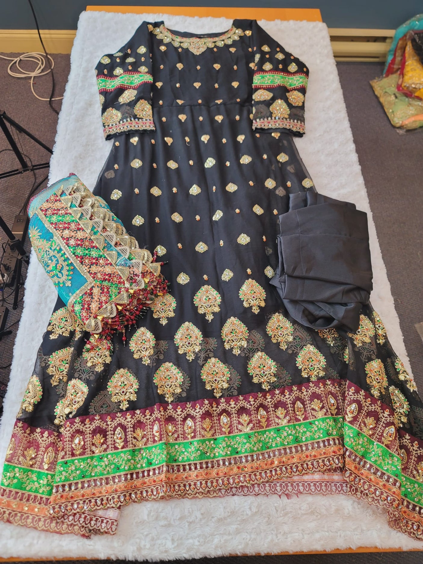 Pakistani Stitched Embroidery Party Wear Dresses Ready To Ship