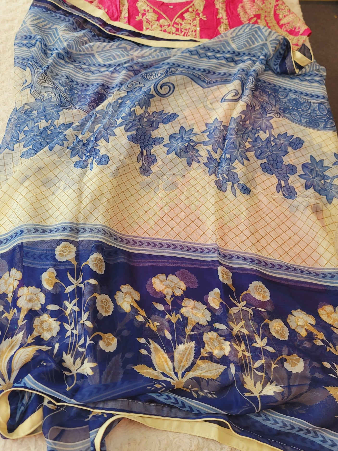 Pakistani Stitched lawn Embroidered Salwar kameez ready to ship