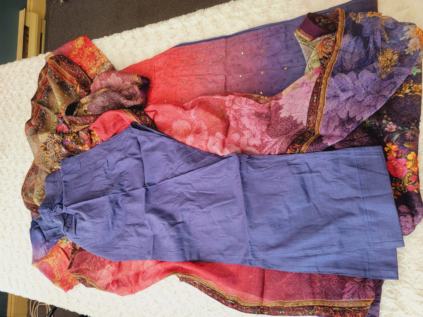 Pakistani Stitched Embroidery luxury lawn Dresses Ready To Ship