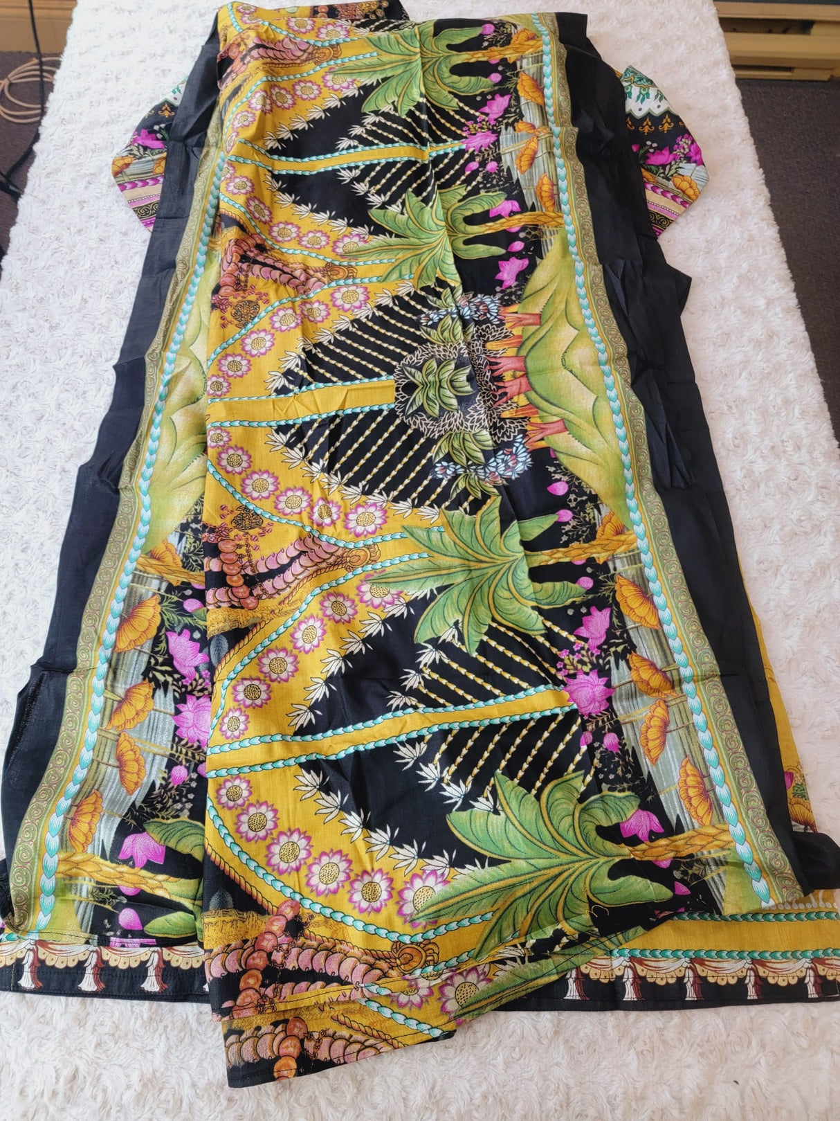 Indian Stitched Embroidery Suit Ready To Ship