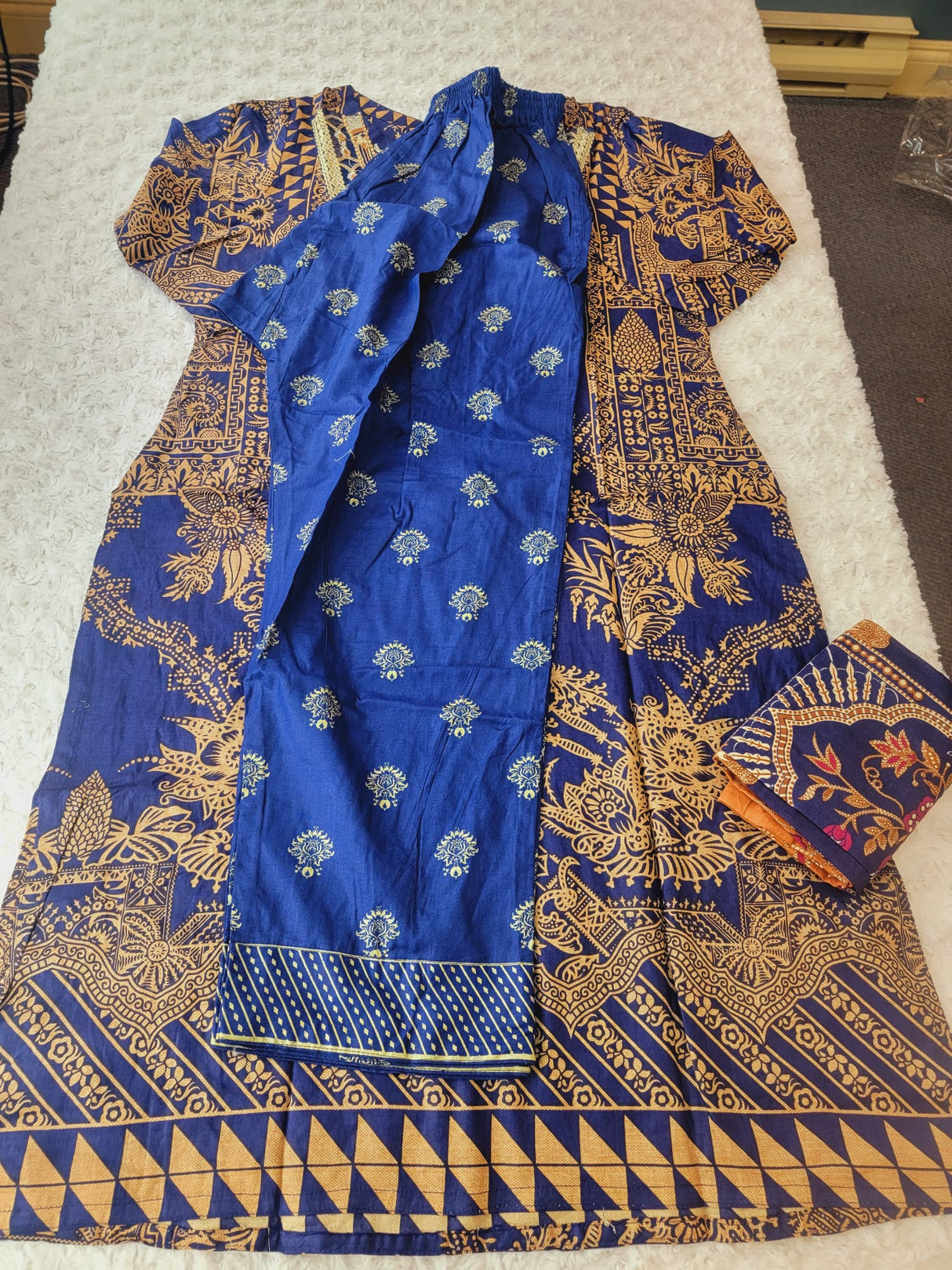 Indian Stitched Embroidery Suit Ready To Ship