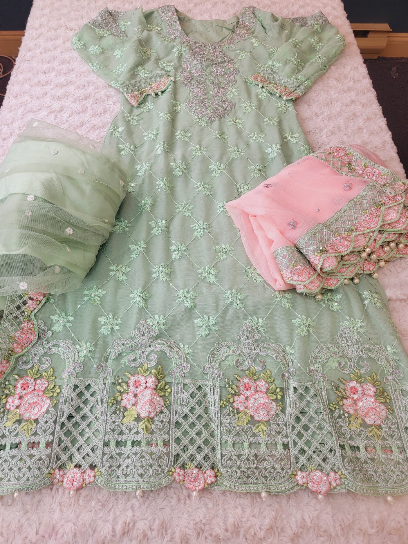 Pakistani Embroidered Party wear Ready To Ship