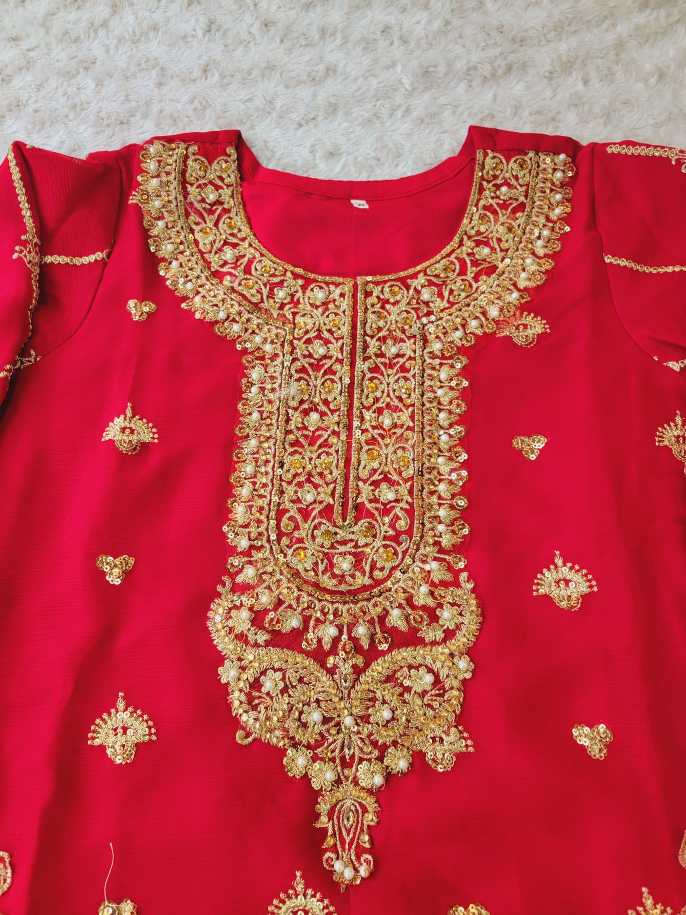 Pakistani Stitched Embroidery Party Wear Dresses Ready To Ship