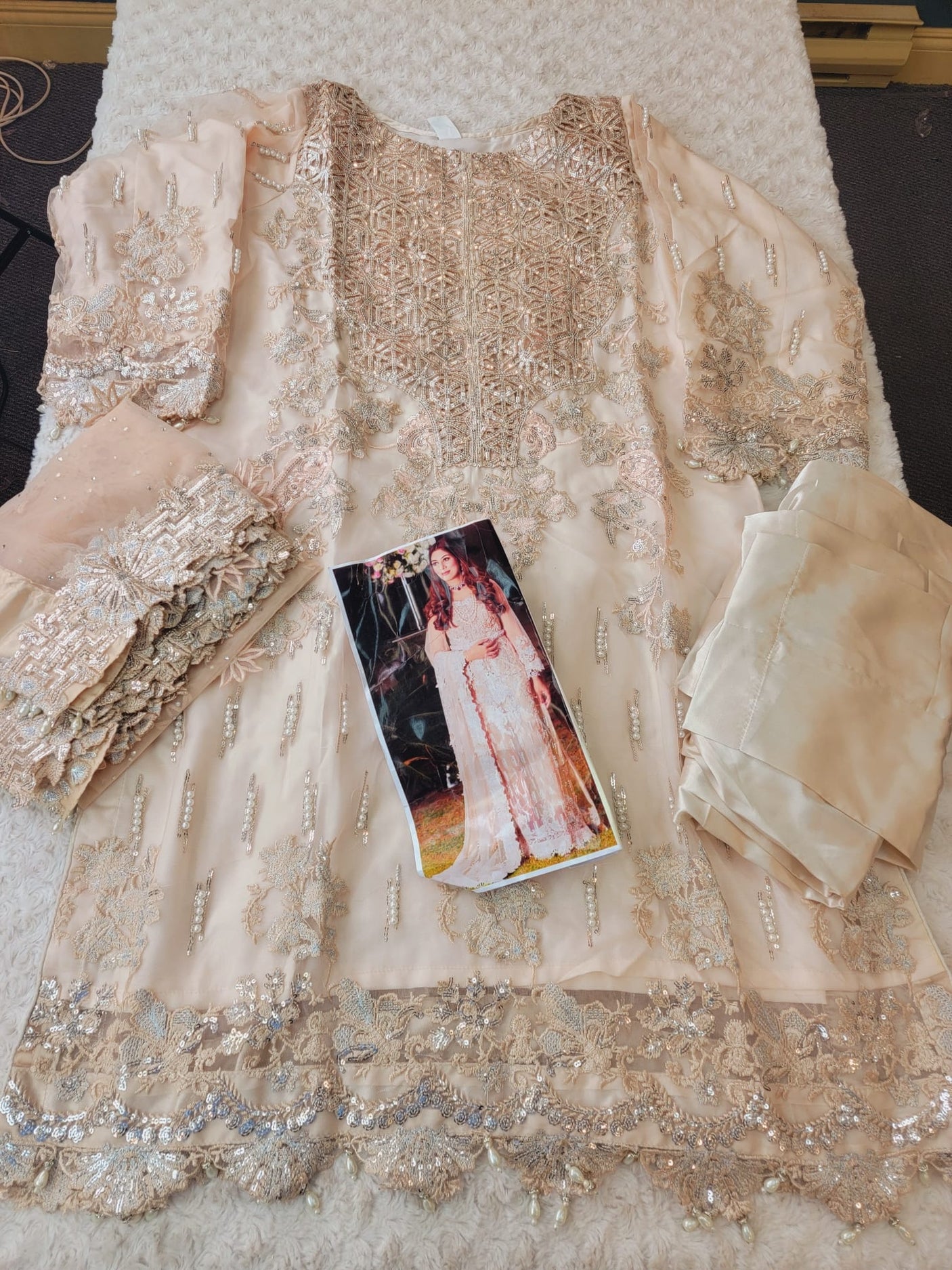 Pakistani Stitched Embroidery Party Wear Dresses Ready To Ship