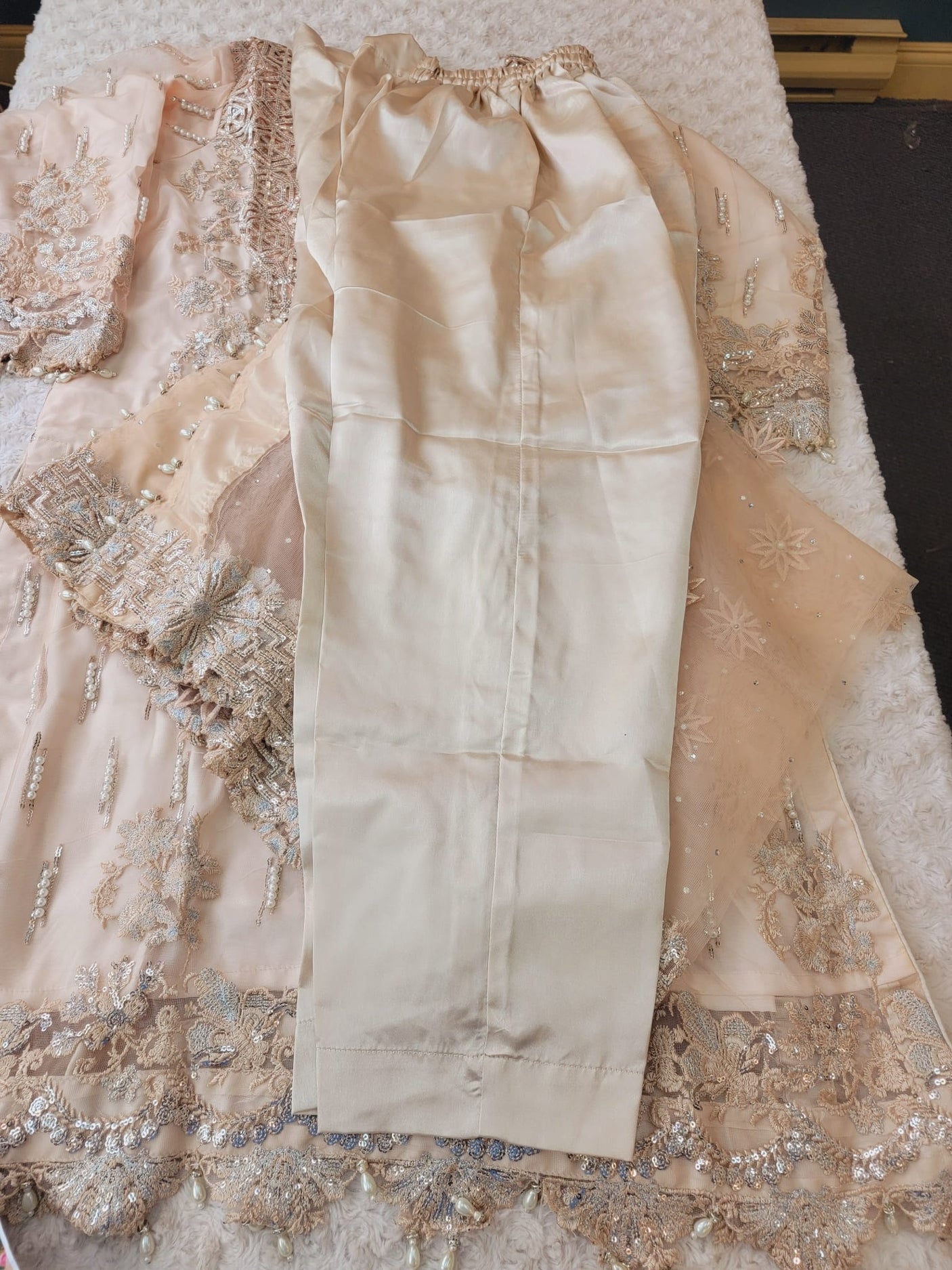 Pakistani Stitched Embroidery Party Wear Dresses Ready To Ship