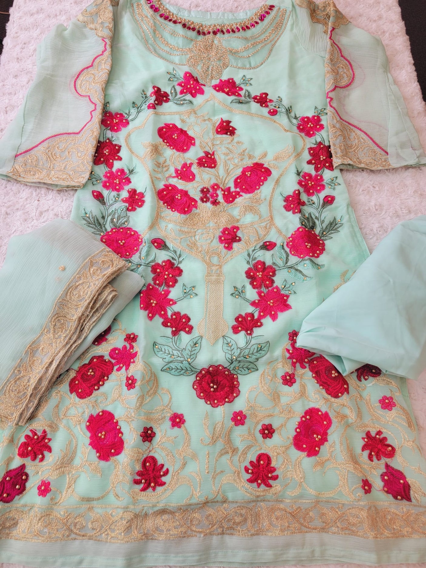 Pakistani Embroidered Party wear Ready To Ship