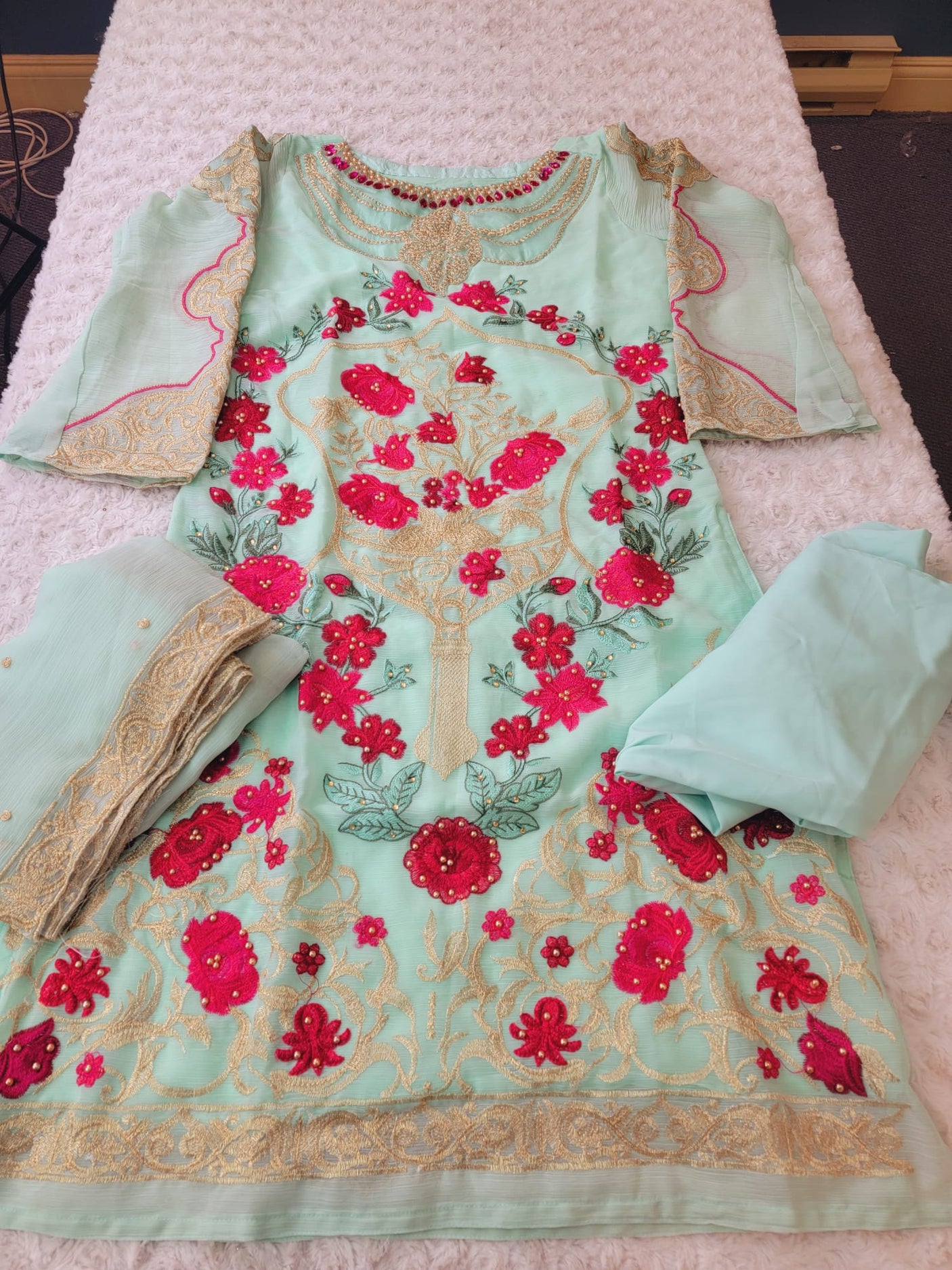 Pakistani Embroidered Party wear Ready To Ship