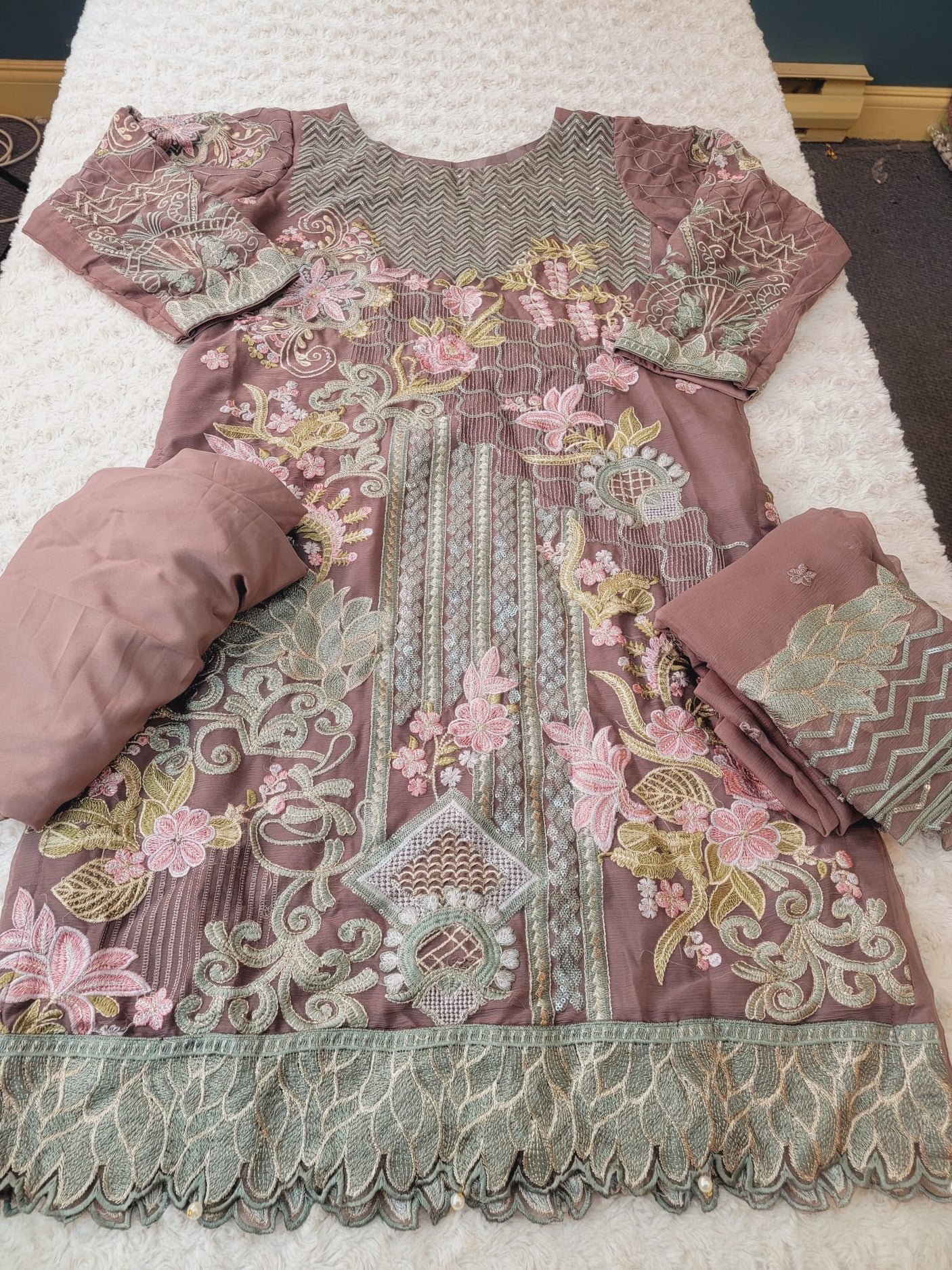 Pakistani Embroidered Party wear Ready To Ship