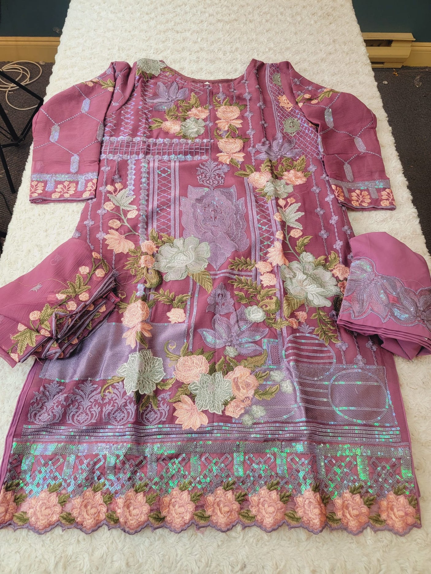 Pakistani Embroidered Party wear Ready To Ship