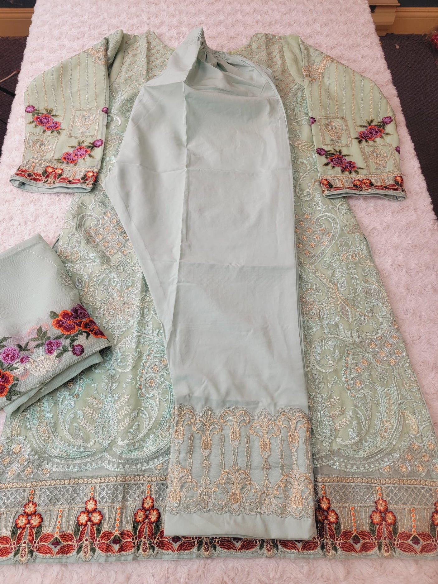 Pakistani Embroidered Party wear Ready To Ship