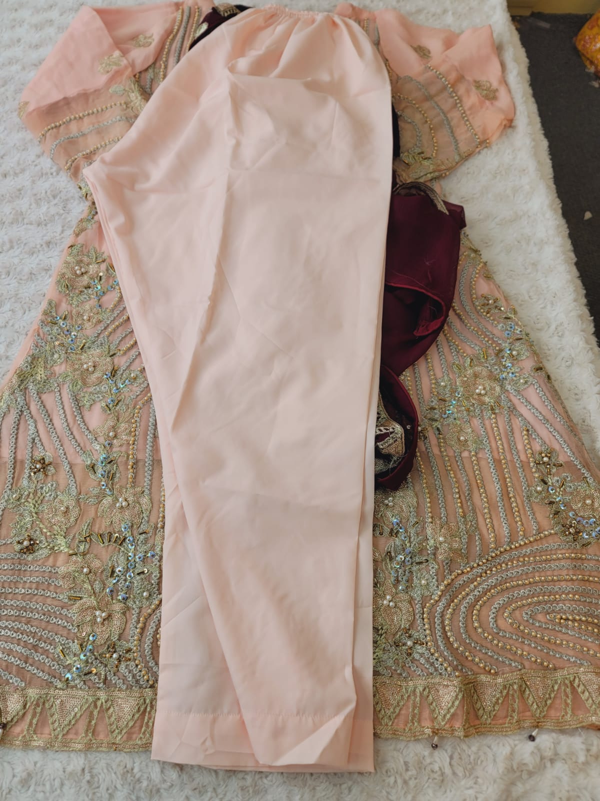 Pakistani Stitched Embroidery Party Wear Dresses Ready To Ship