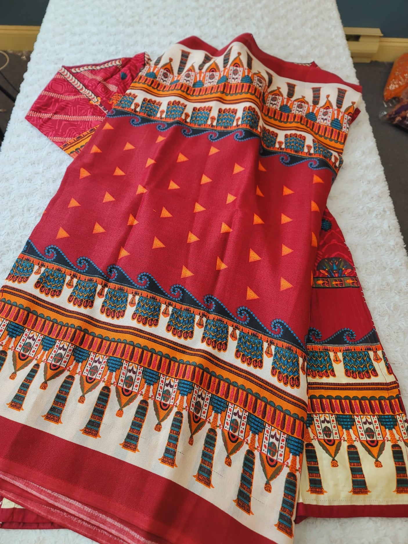 Pakistani linen Embroidered Salwar kameez Ready To Ship