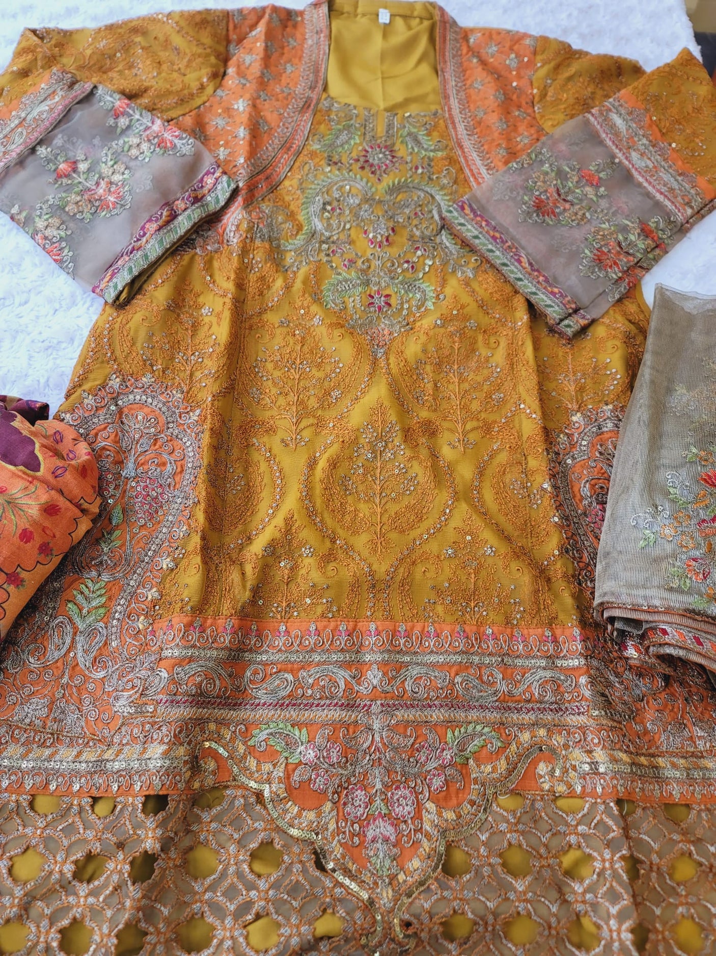 Pakistani Embroidered Party wear Ready To Ship