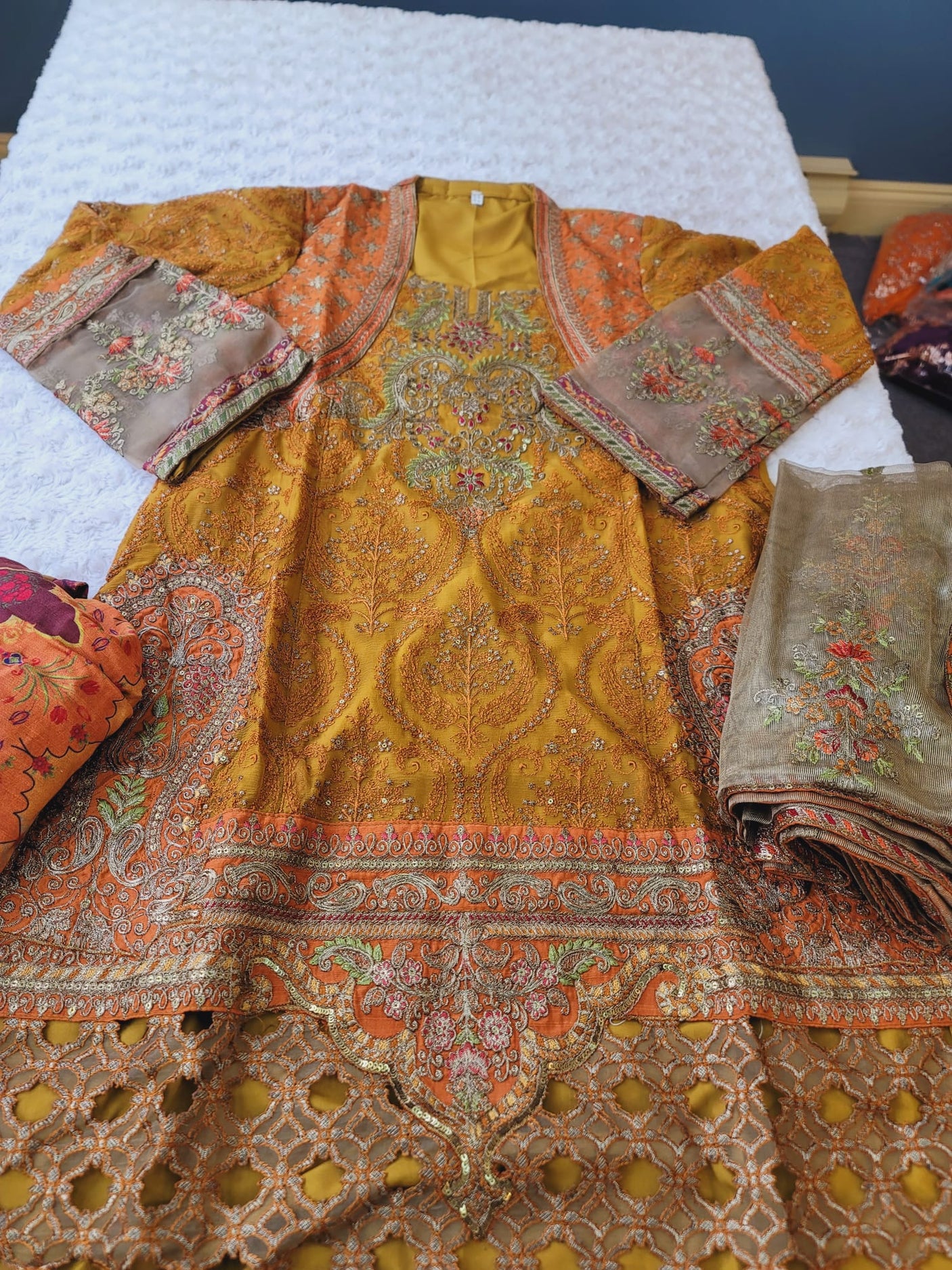 Pakistani Embroidered Party wear Ready To Ship