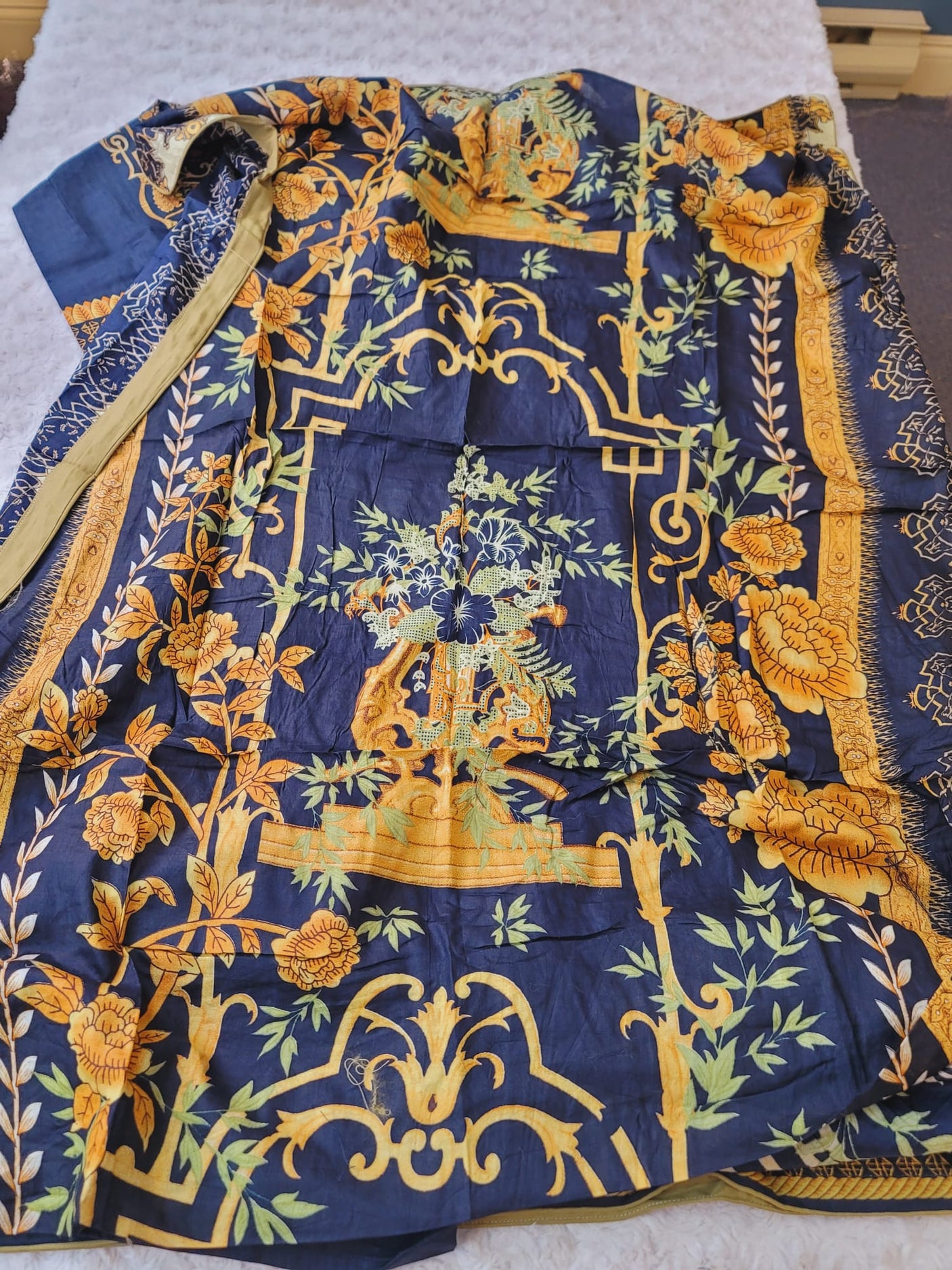 Pakistani Stitched lawn Embroidered Salwar kameez ready to ship