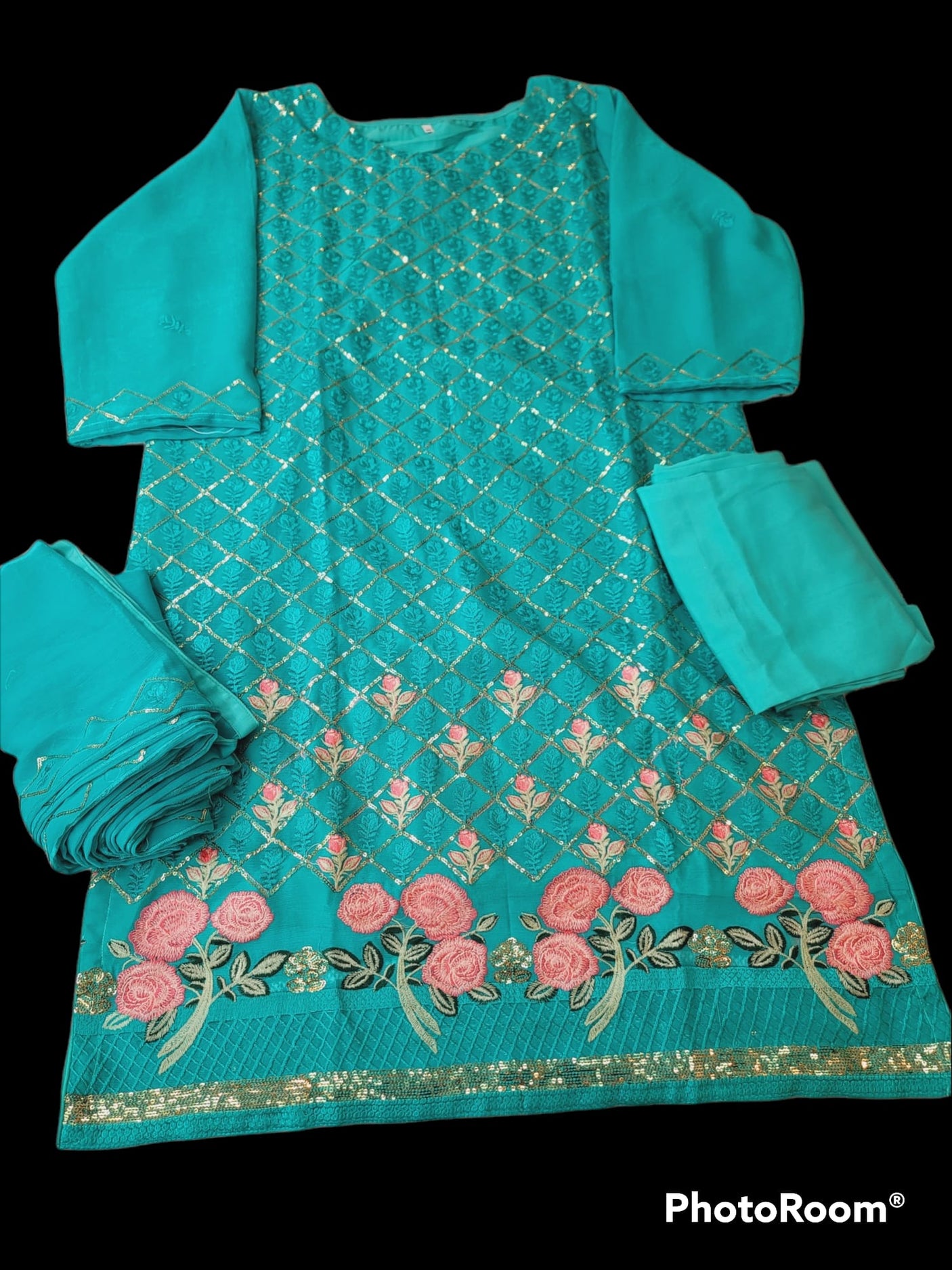 Pakistani Embroidered Party wear Ready To Ship