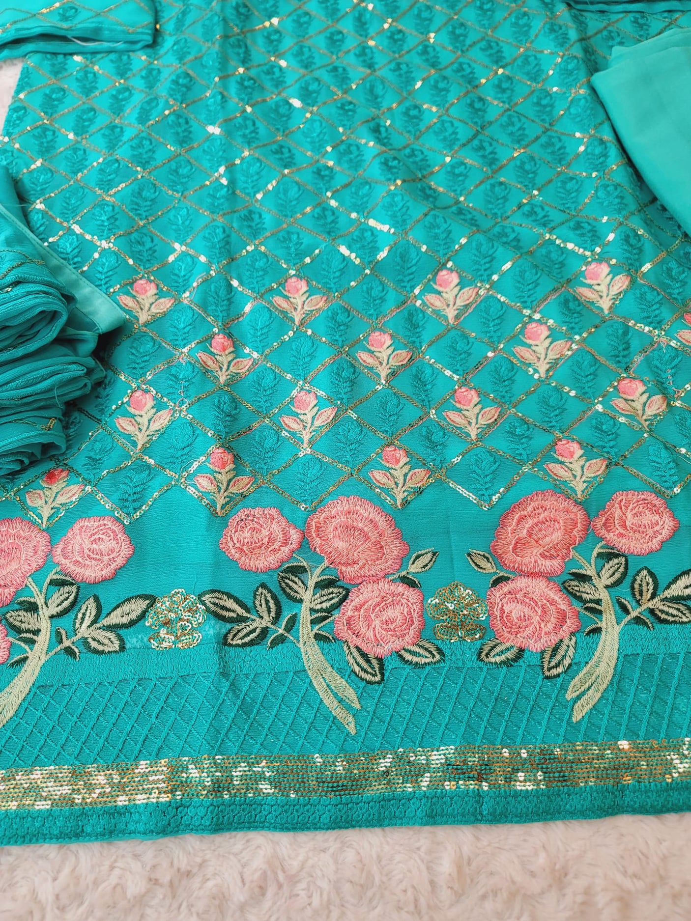 Pakistani Embroidered Party wear Ready To Ship