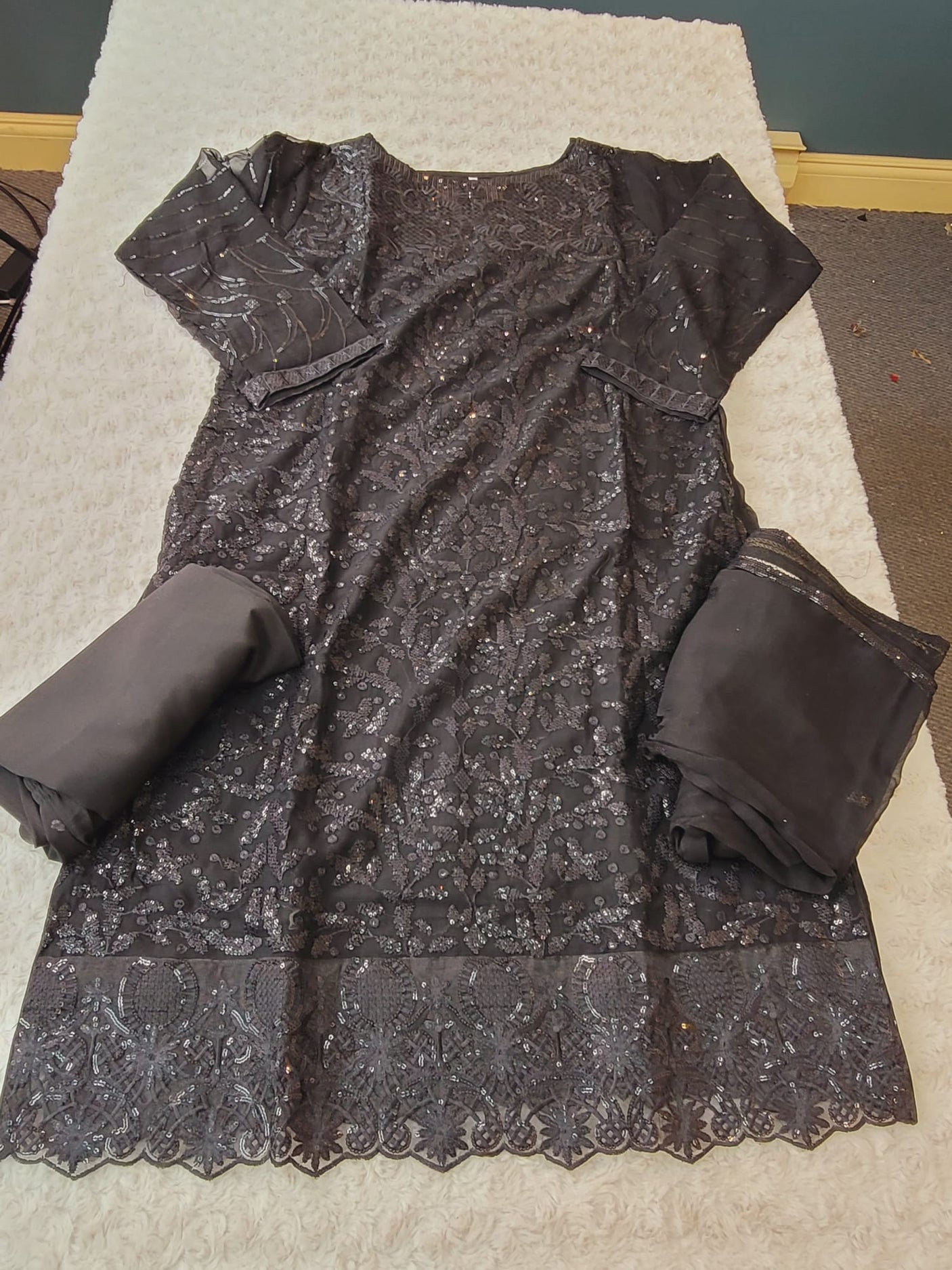 Pakistani Embroidered Party wear Ready To Ship