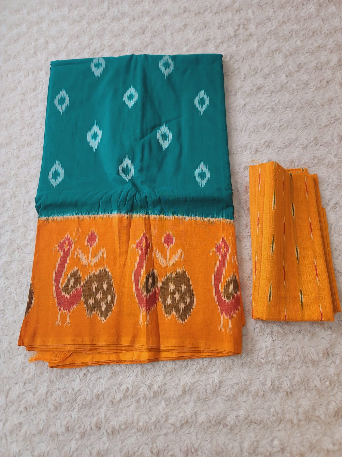 Silk ikkat saree