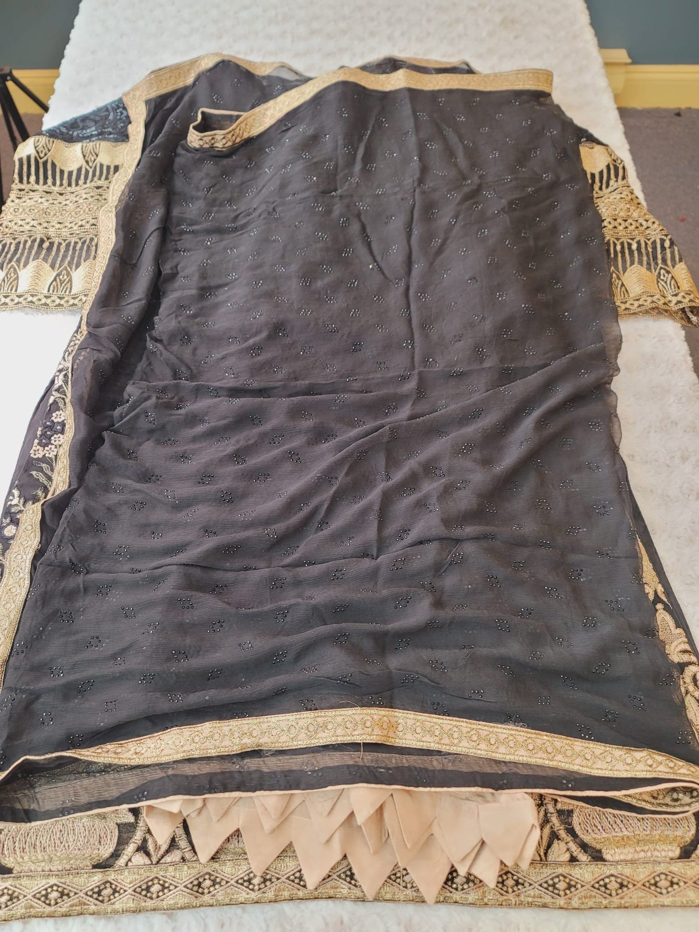 Pakistani Luxury Chiffon Embroidered Suit Ready To Ship