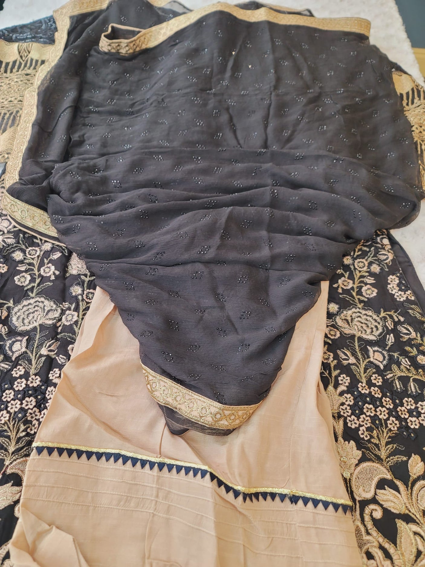 Pakistani Luxury Chiffon Embroidered Suit Ready To Ship