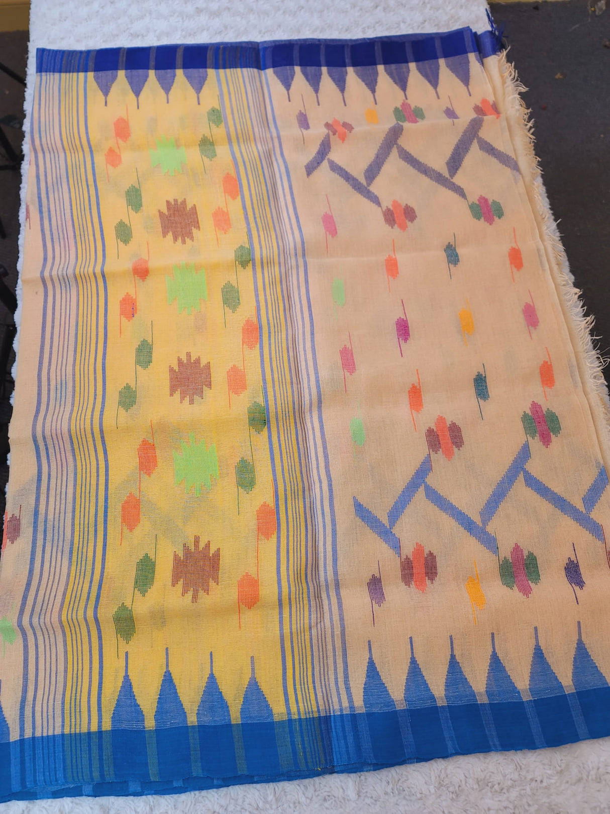 Half Silk Handloom Monipuri Saree