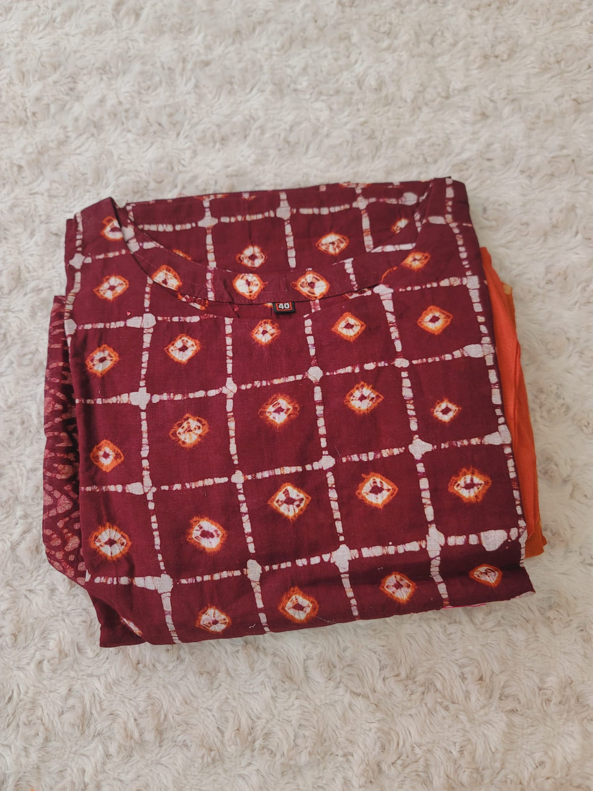 Cotton chundri (colour guaranteed)