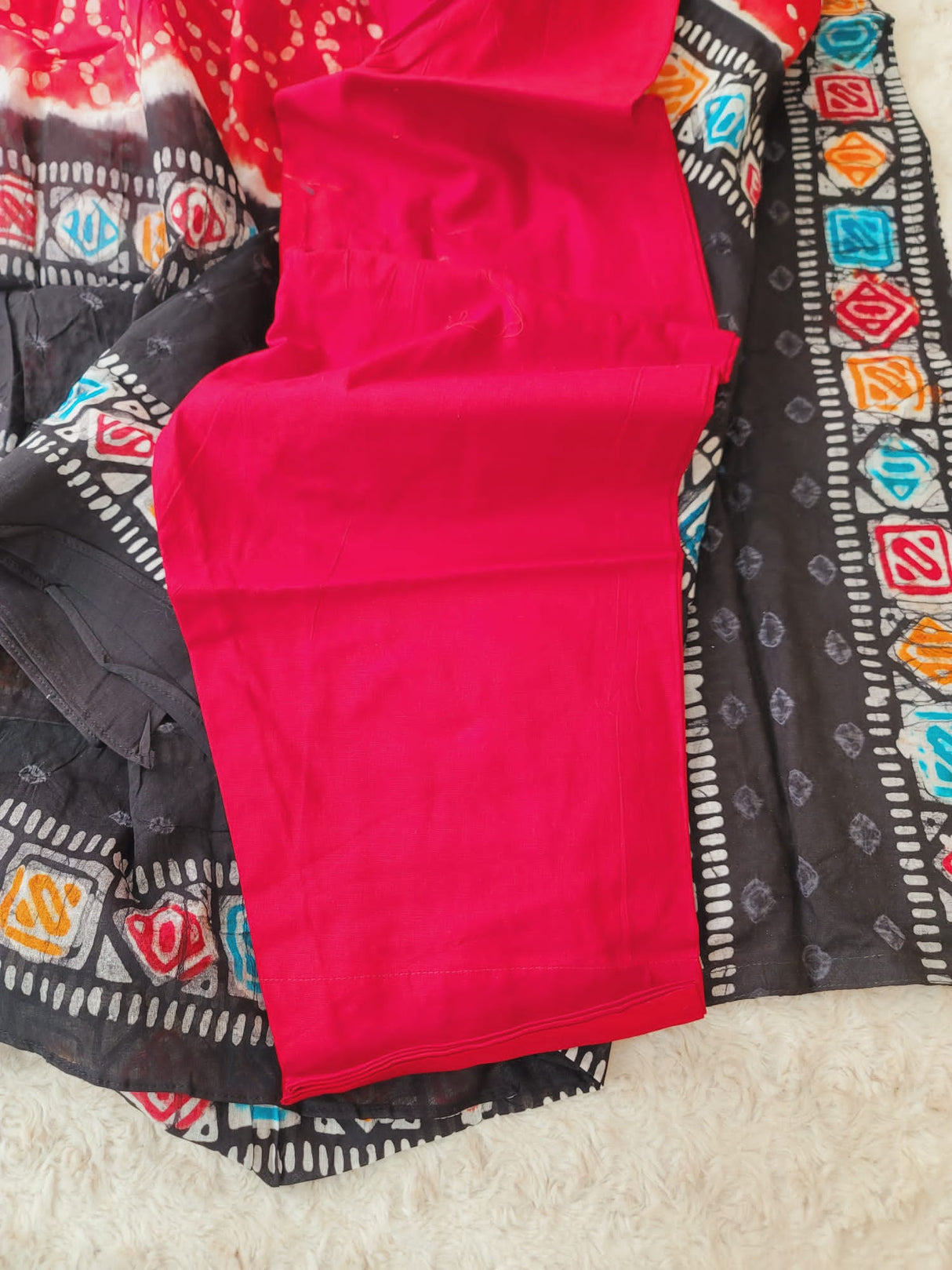 Cotton Chundri (colour guaranteed)