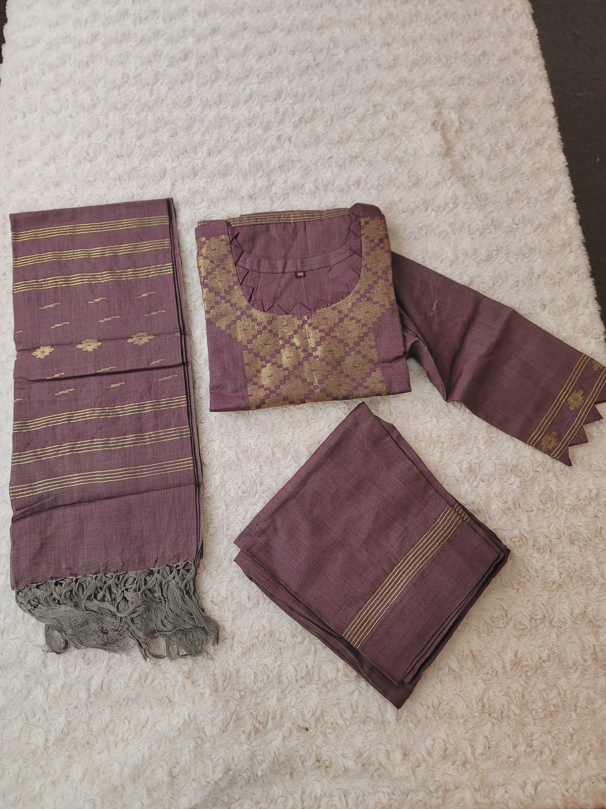 Bangladeshi Jamdani salwar kamiz