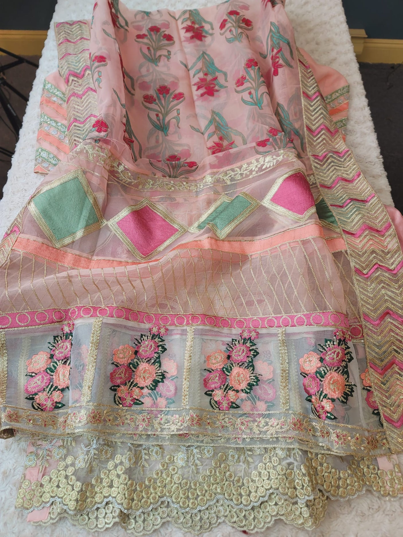 Pakistani Stitched Embroidery Party Wear Dresses Ready To Ship