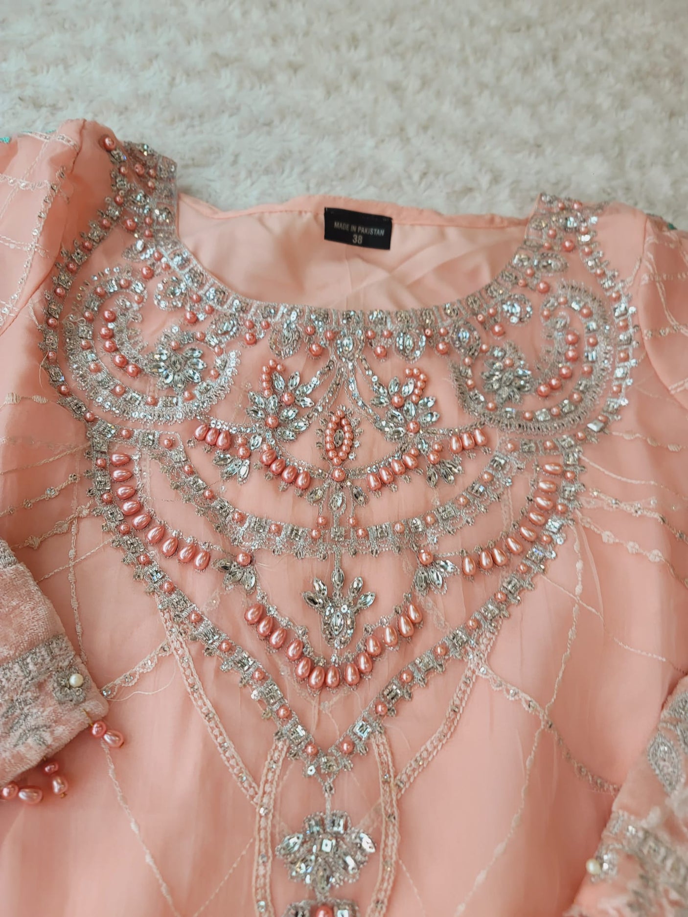 Pakistani Stitched Embroidery Party Wear Dresses Ready To Ship