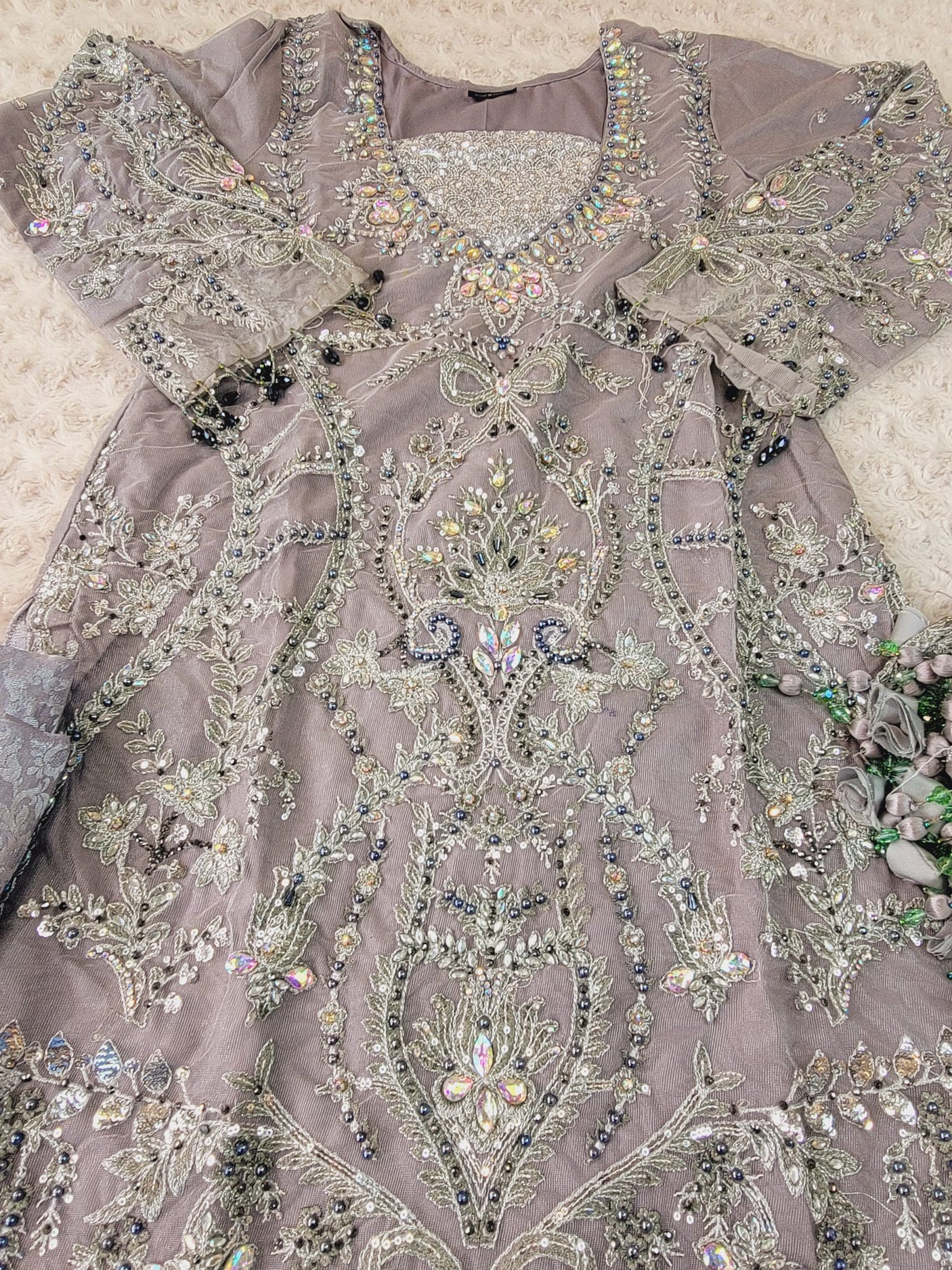 Pakistani Stitched Embroidery Party Wear Dresses Ready To Ship