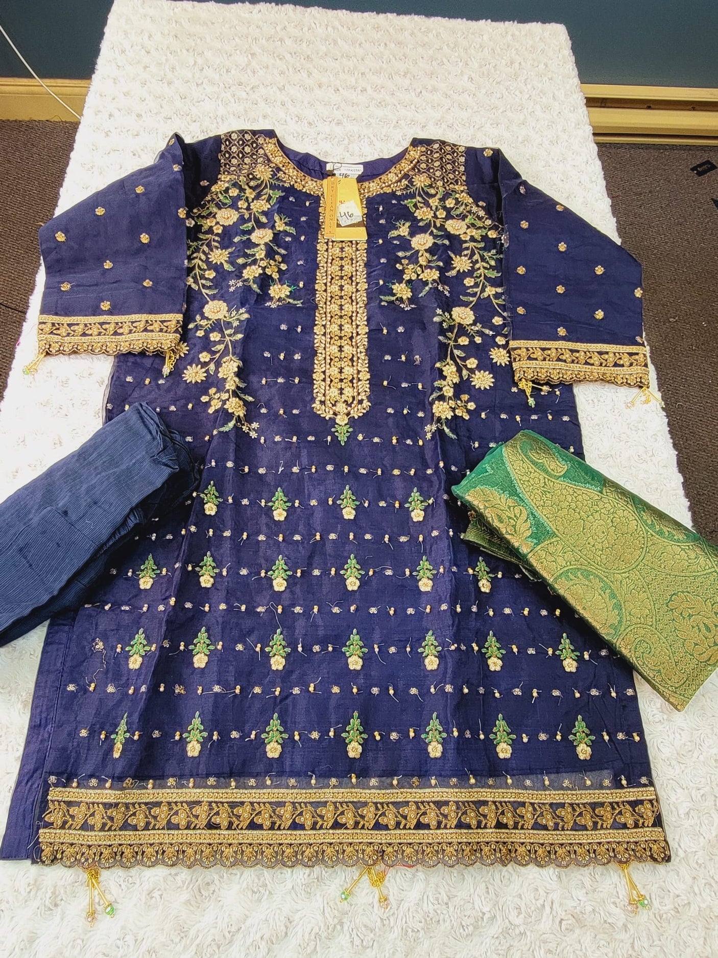 Pakistani Stitched Embroidery Party Wear Dresses Ready To Ship
