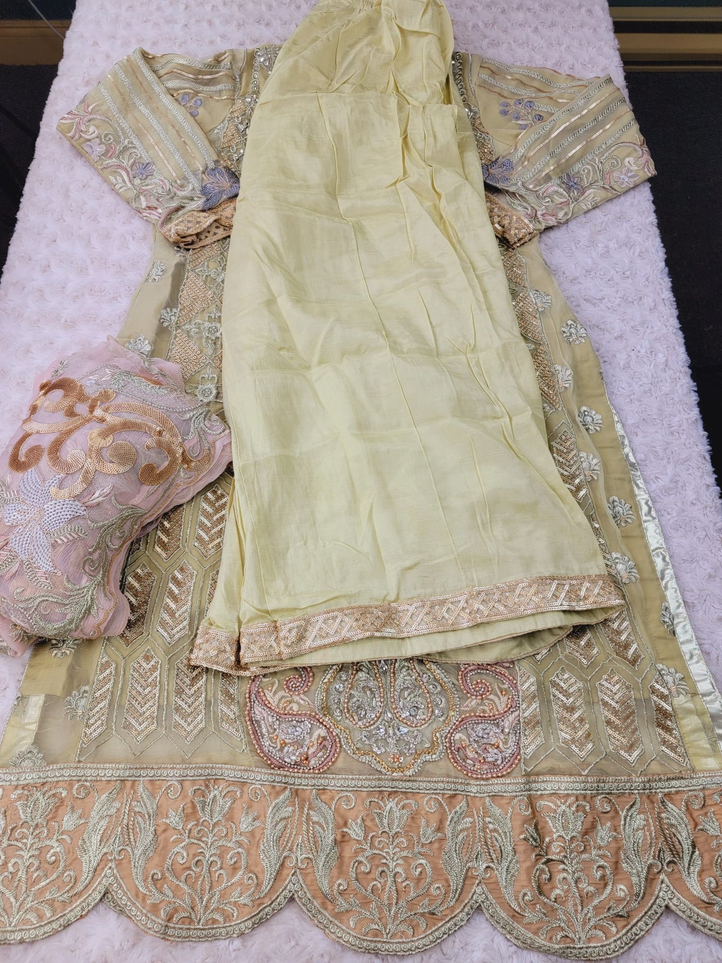 Pakistani Stitched Embroidery Party Wear Dresses Ready To Ship