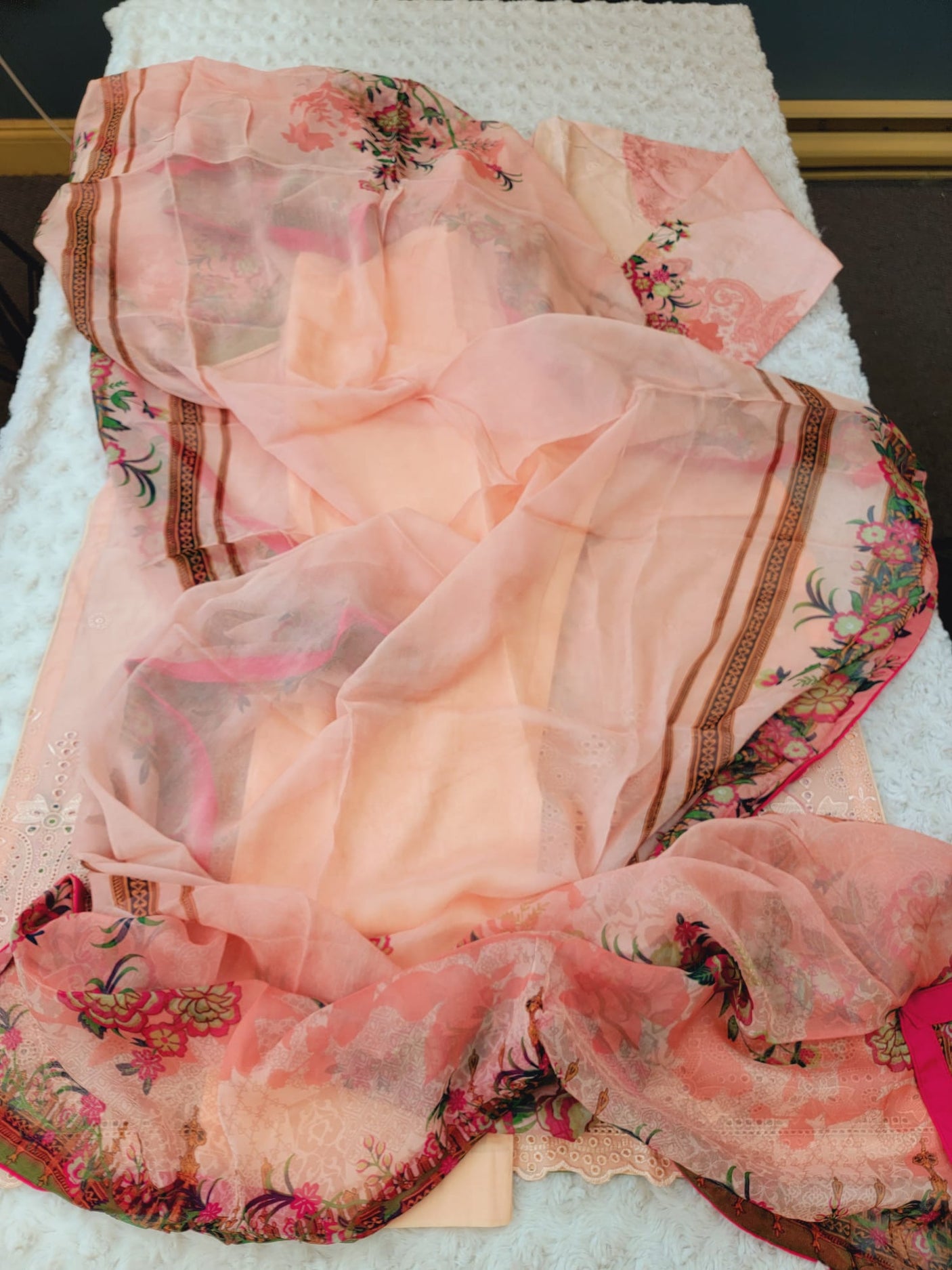 Pakistani Stitched Embroidery Lawn Suit Ready To Ship