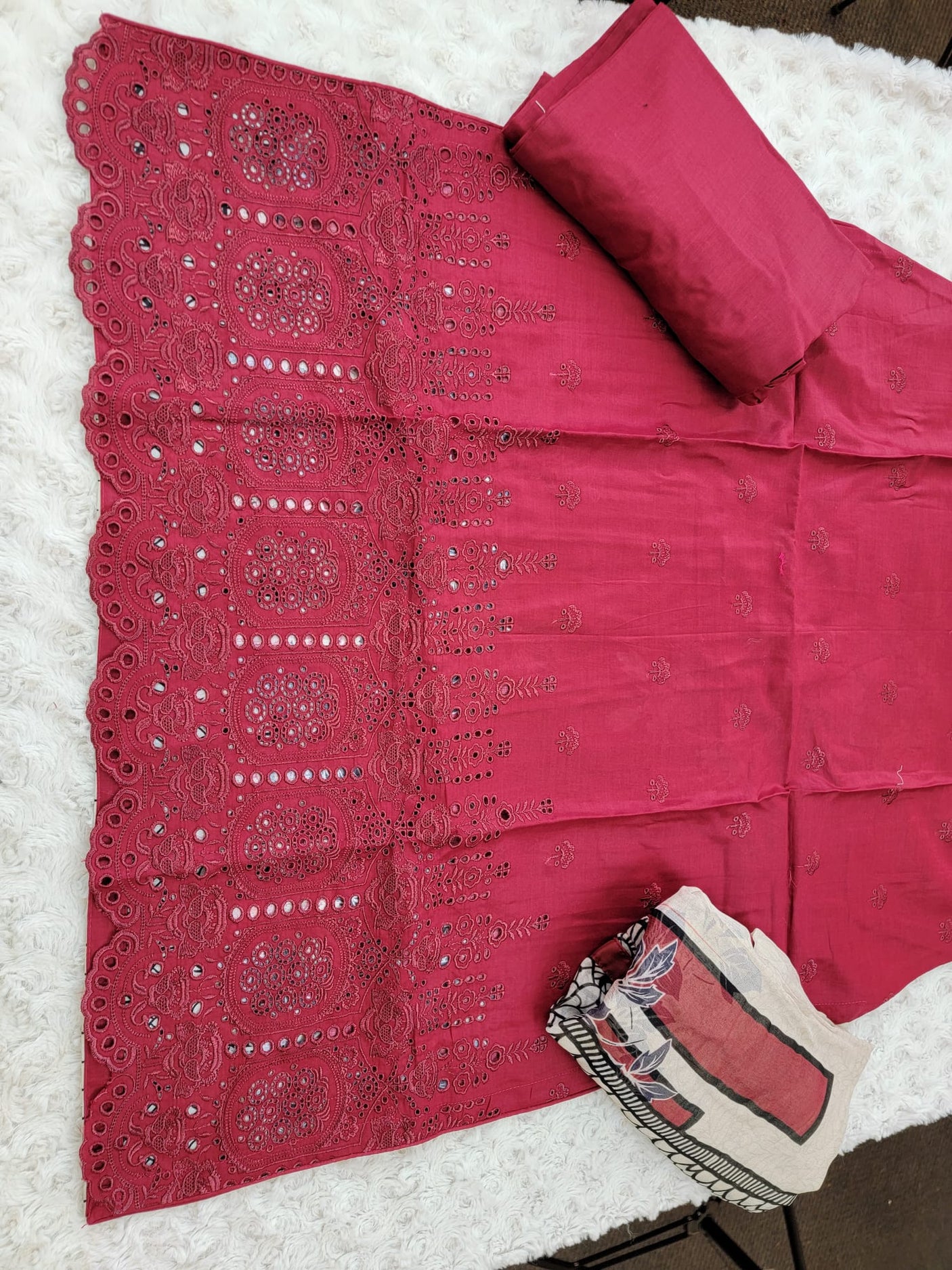 Pakistani Stitched Embroidery Lawn Suit Ready To Ship