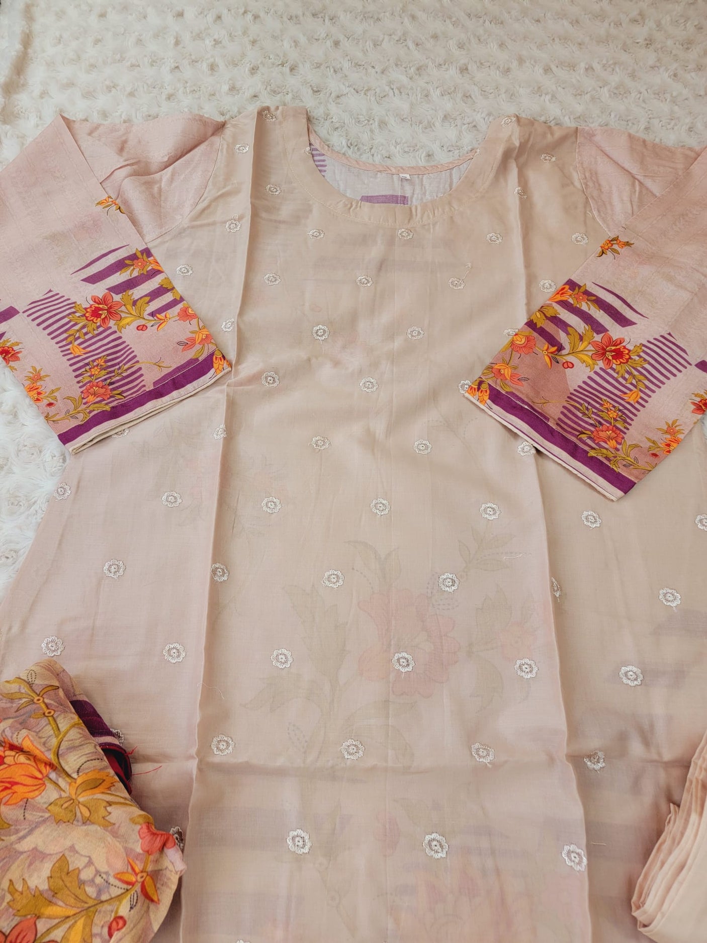 Pakistani Stitched Embroidery Lawn Suit Ready To Ship