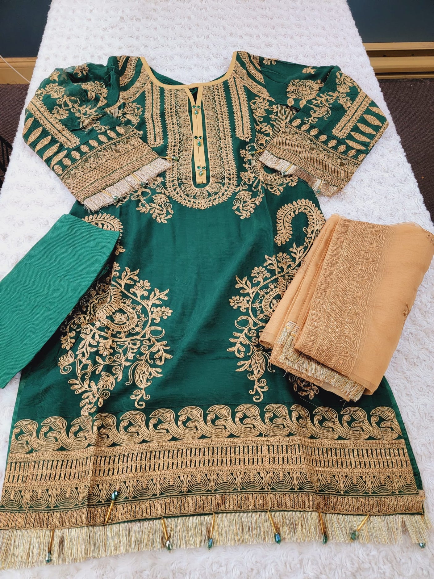 Pakistani Stitched Embroidery Party Wear Dresses Ready To Ship